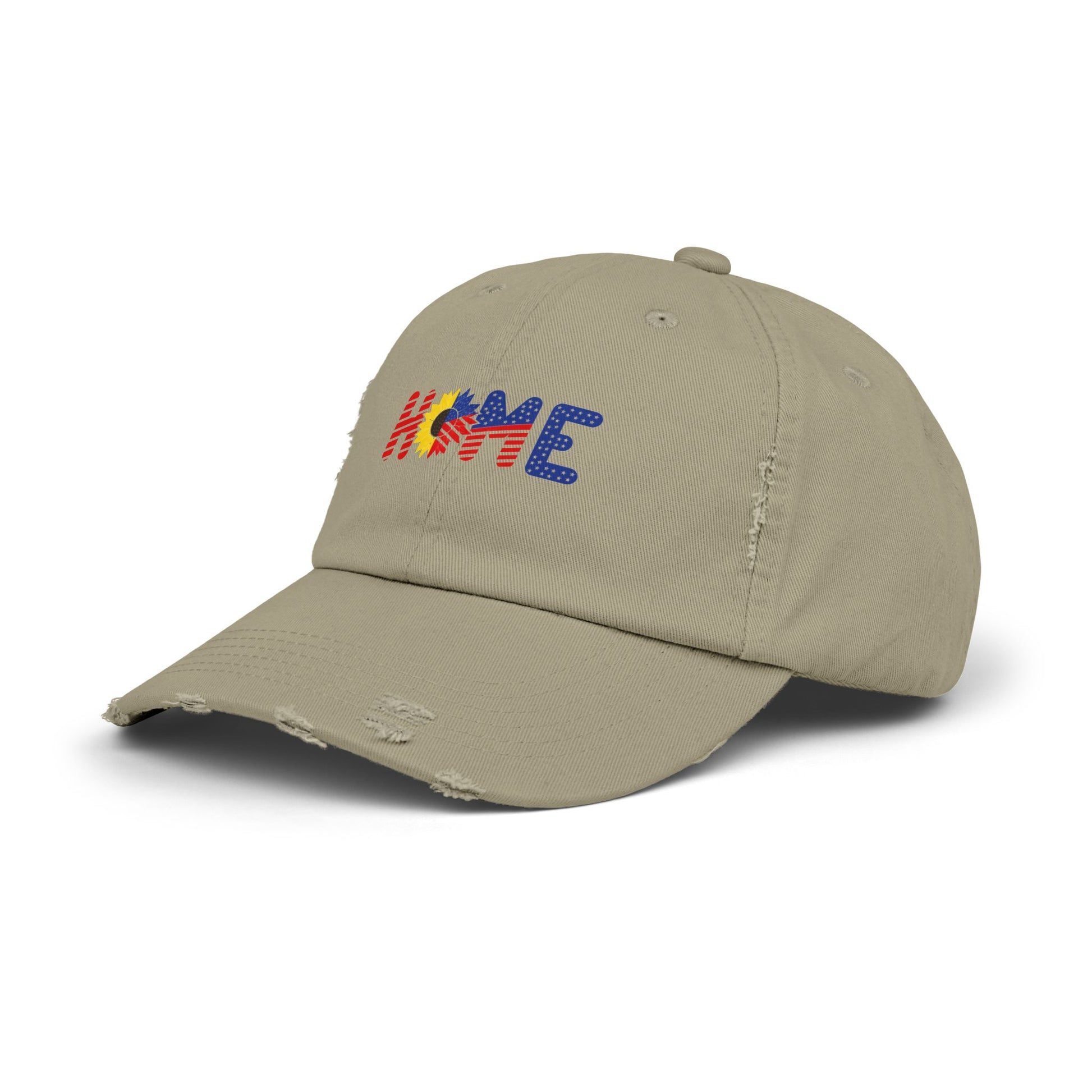 Home Distressed Cap, Trendy Unisex Hat, Casual Wear, Gift for Home Lovers