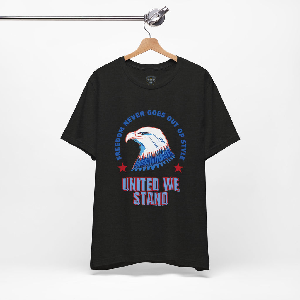 Patriotic Eagle Tee, Freedom Never Goes Out of Style Shirt, USA Pride Apparel, 4th of July Gift