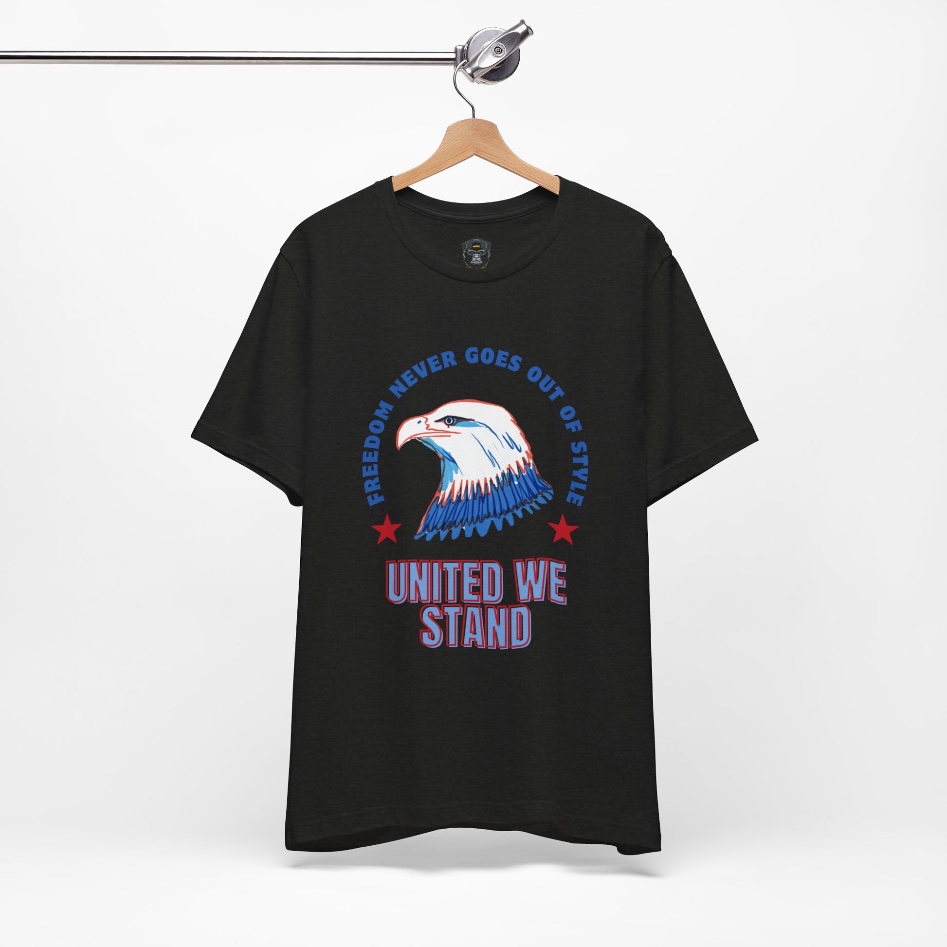 Patriotic Eagle Tee, Freedom Never Goes Out of Style Shirt, USA Pride Apparel, 4th of July Gift