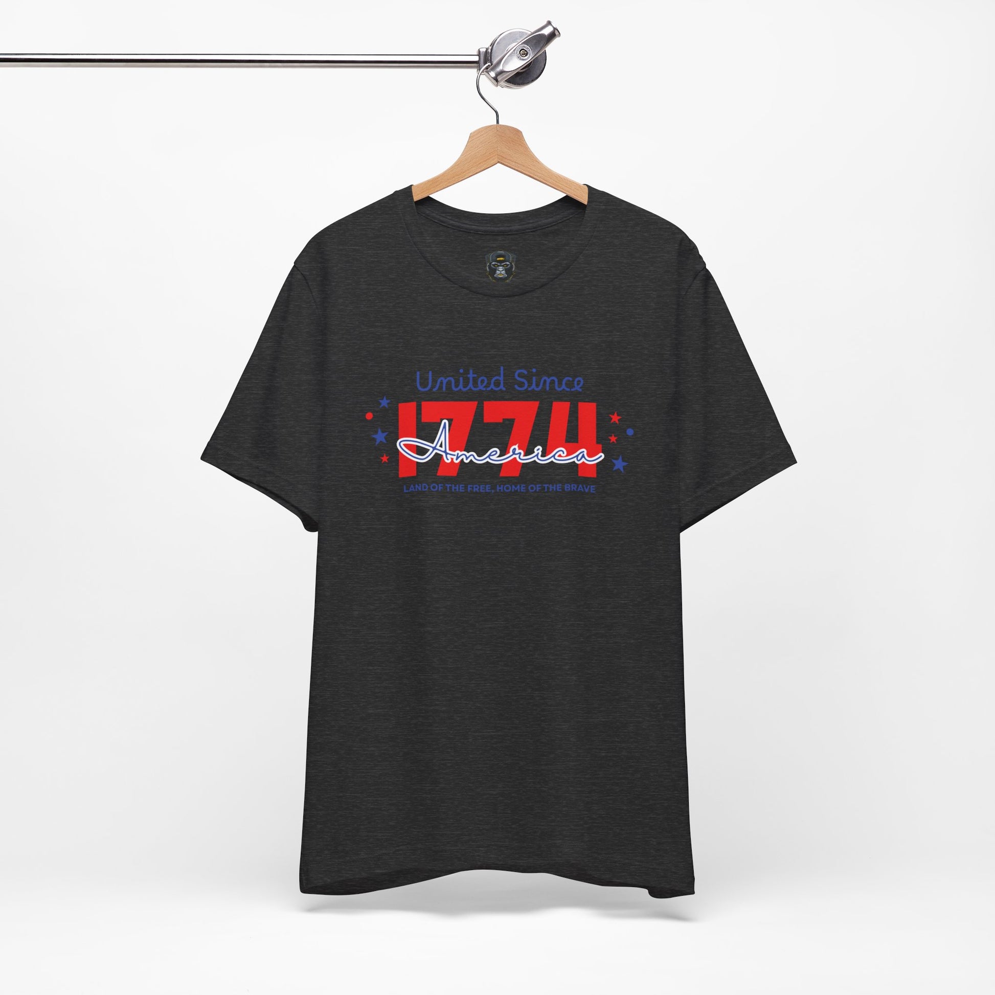 Patriotic Short, United Since 1776, USA Pride T-Shirt, Independence Day Gift
