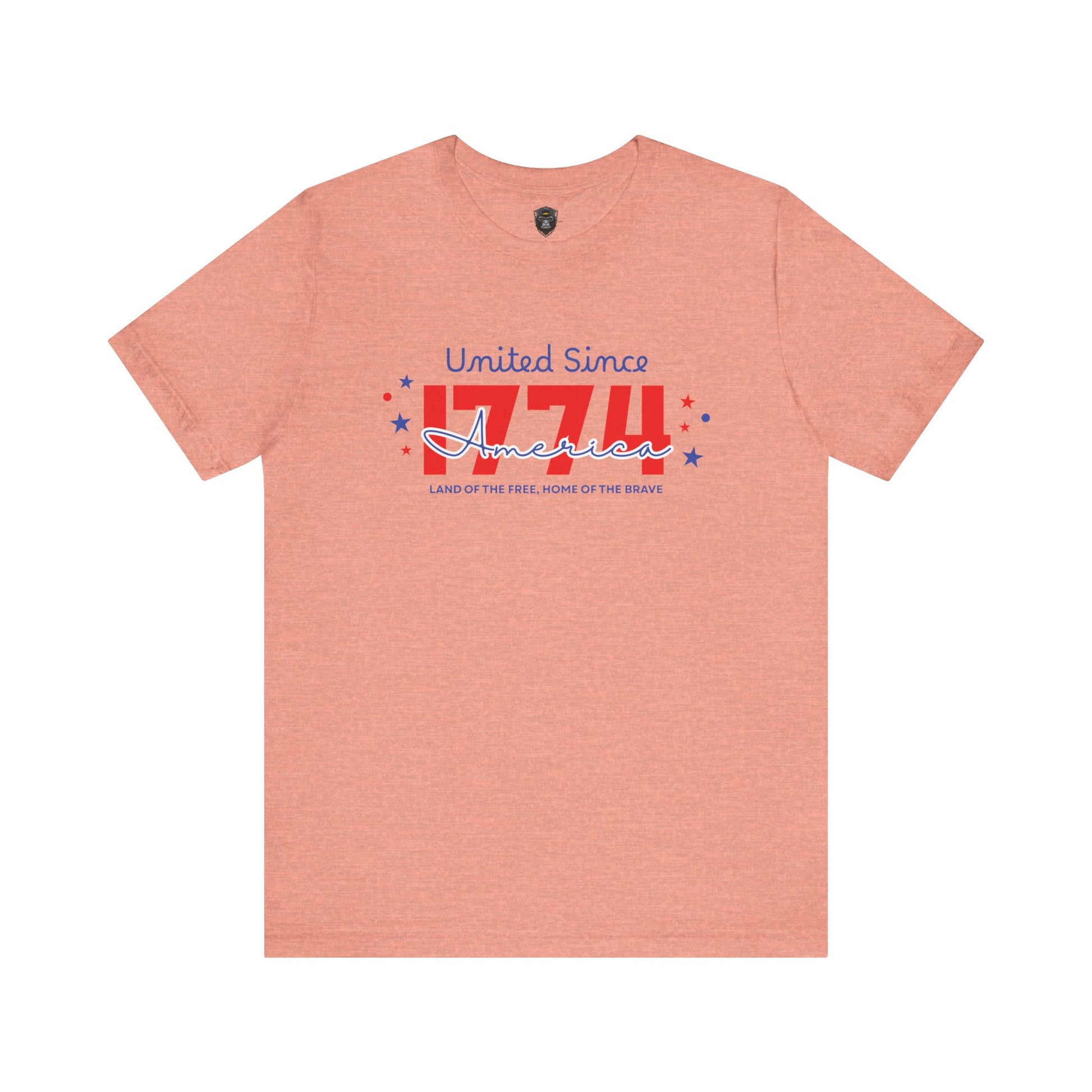 Patriotic Short, United Since 1776, USA Pride T-Shirt, Independence Day Gift