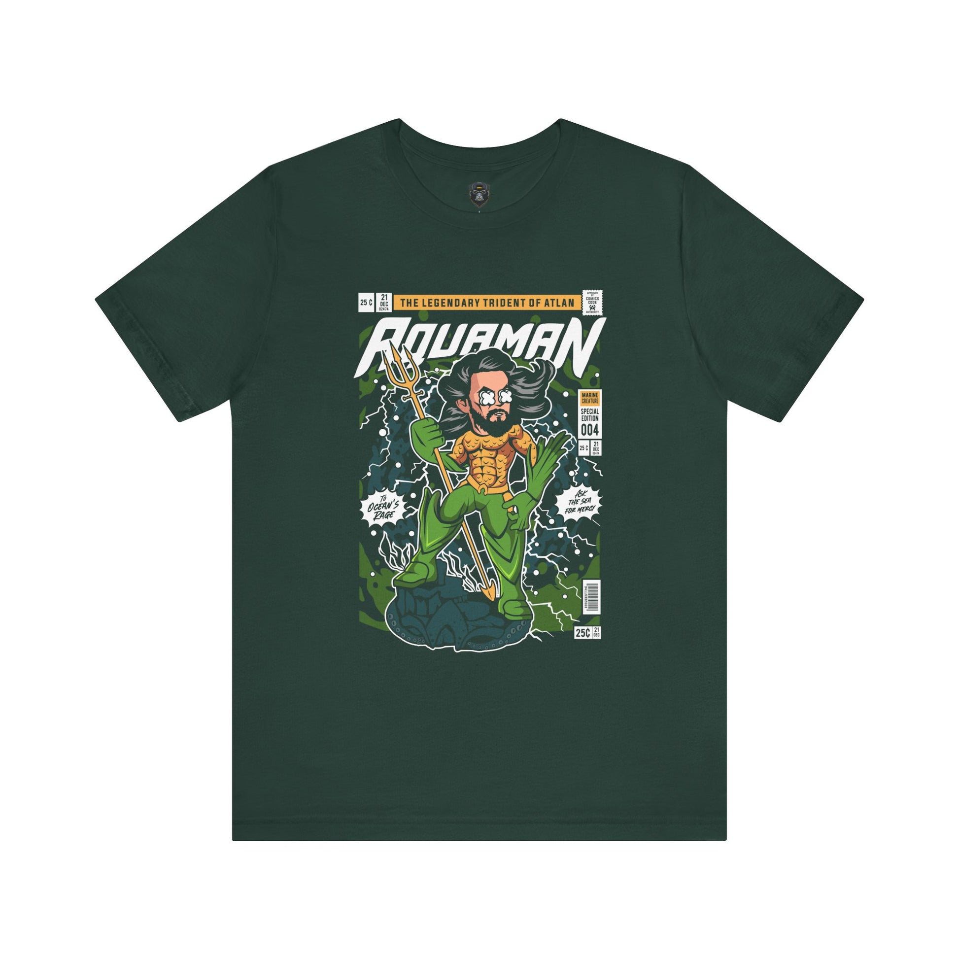 Heroic Aquaman Comic Tee, Unisex T-Shirt for Superhero Fans, Gift for Comic Book Lovers