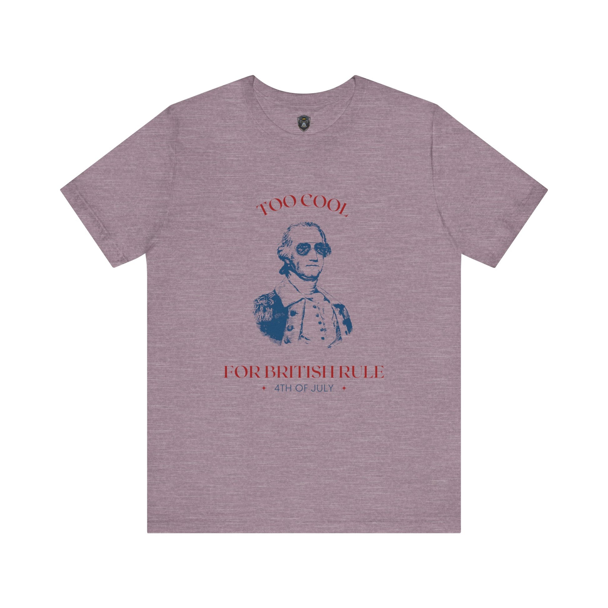 4th of July Vintage Graphic Tee - Too Cool for British Rule, Patriotic T-Shirt