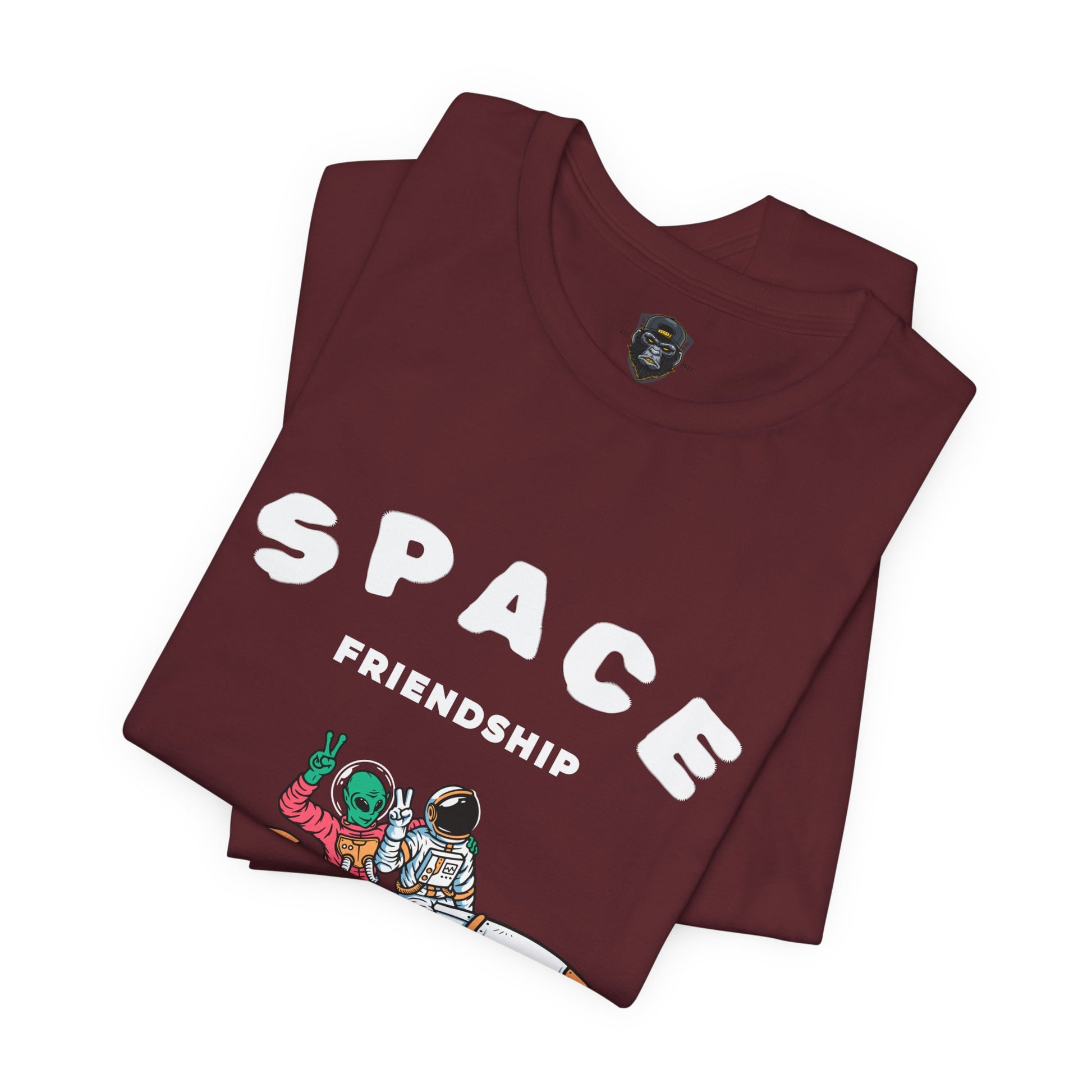 Cosmic Friendship Tee - Space Adventure T-Shirt, Graphic Shirt, Funny Gift for Friends
