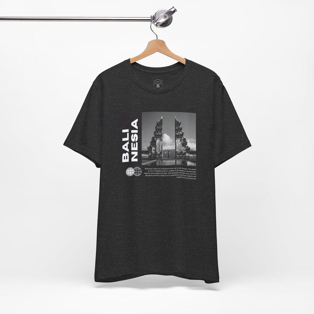 Bali Themed Graphic Tee - Unisex Short Sleeve, Vacation Vibes, Travel Gift