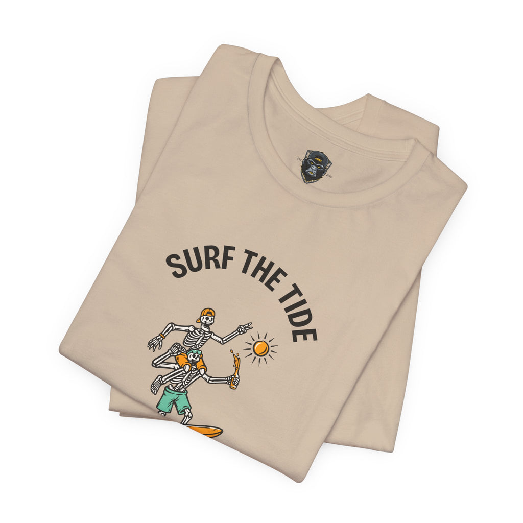 Surfing Vibes Tee - Jersey Short Sleeve Tee, Beach Lovers Gift, Summer Fashion
