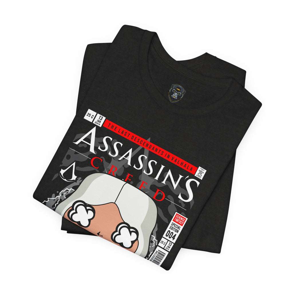 Assassin's Creed Comic Style Unisex Tee, Gamer T-Shirt, Video Game Apparel