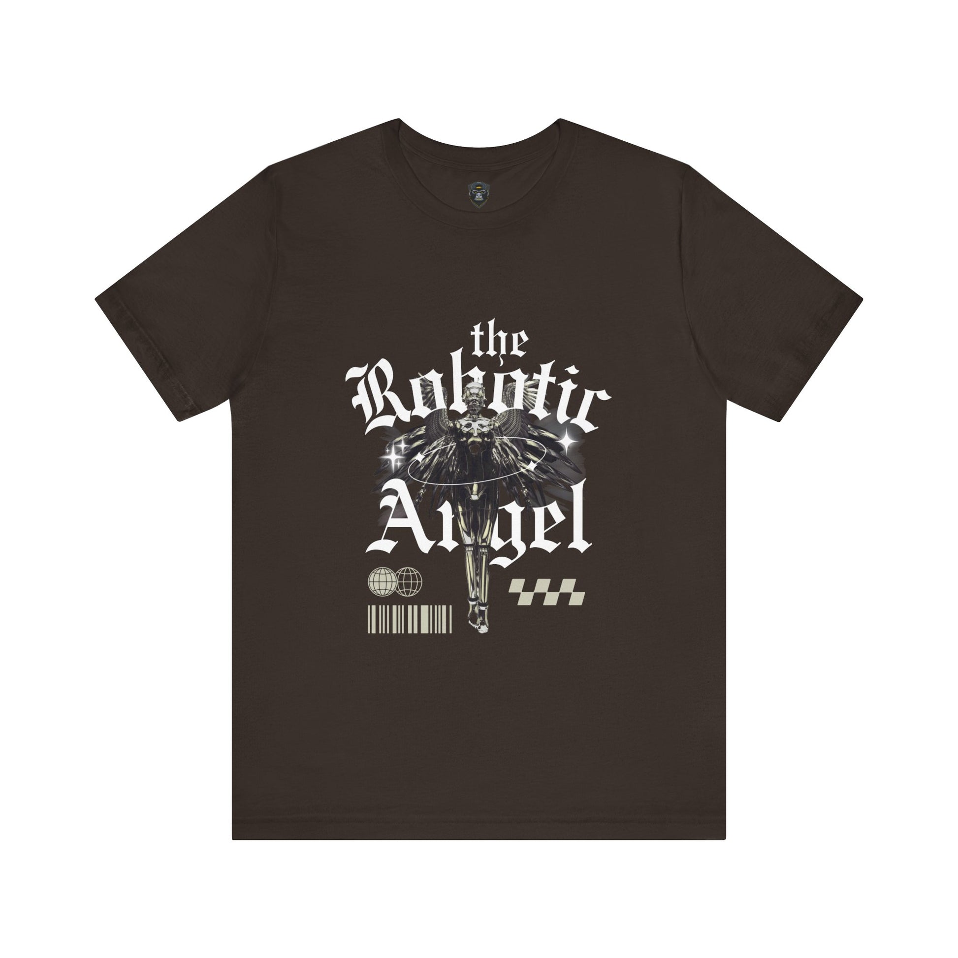 Gothic Graphic Tee - The Robotic Angel, Fashion Shirt, Edgy Streetwear