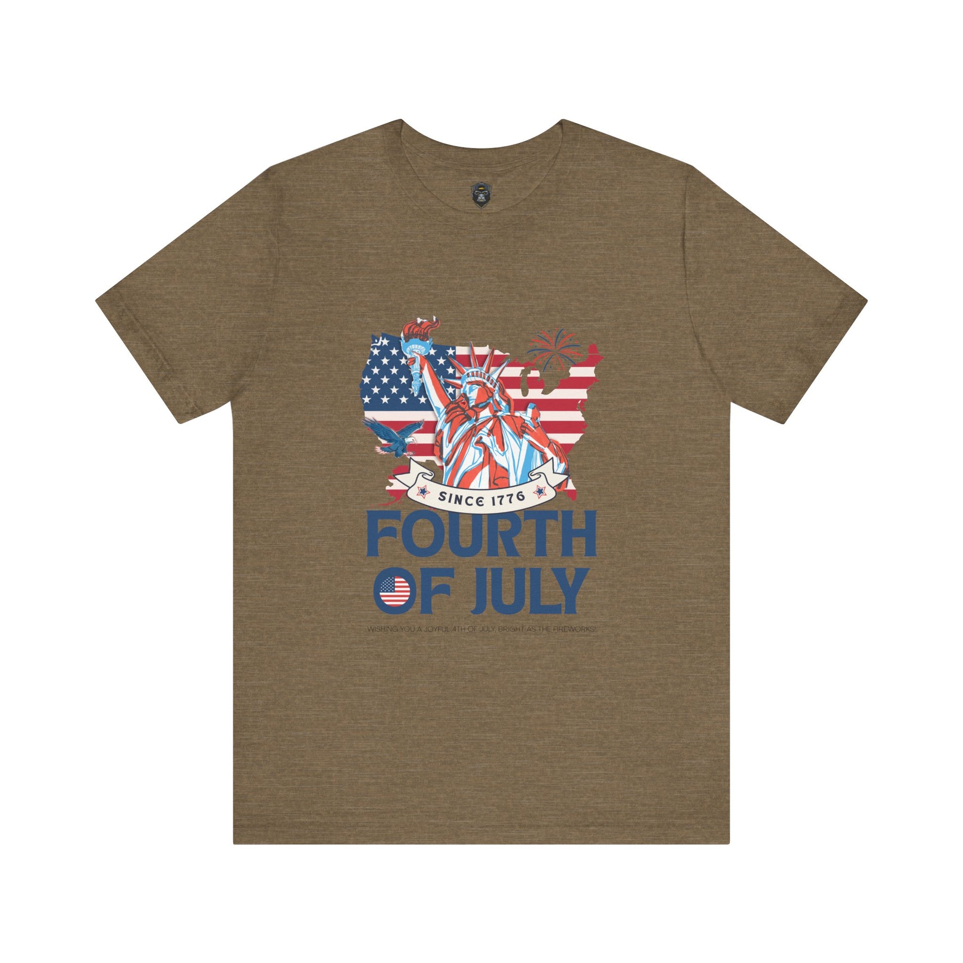 Patriotic Fourth of July Tee, USA Independence Day Shirt, Summer BBQ Outfit