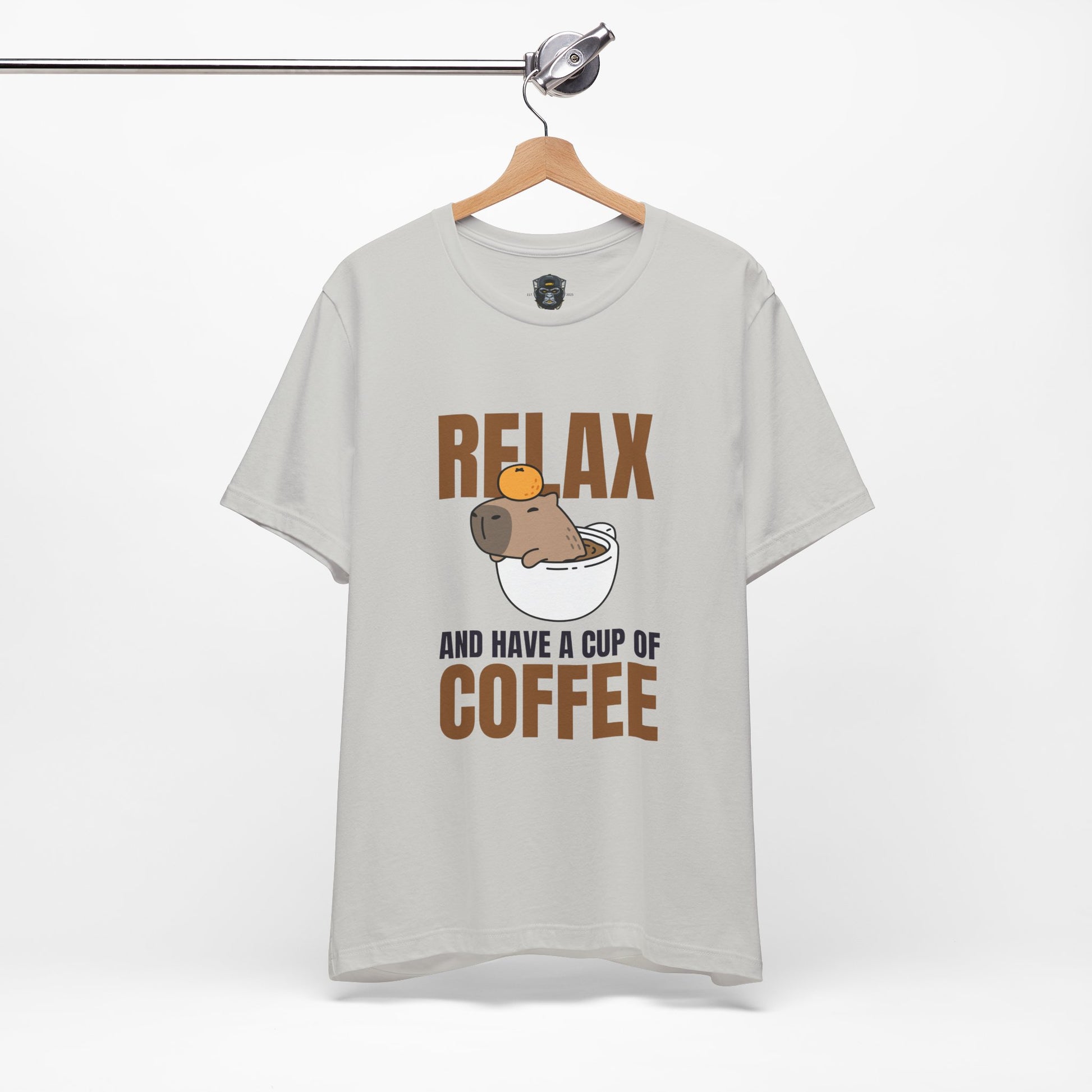 Coffee Lover Relax T-Shirt, Funny Tee, Casual Gift for Him & Her