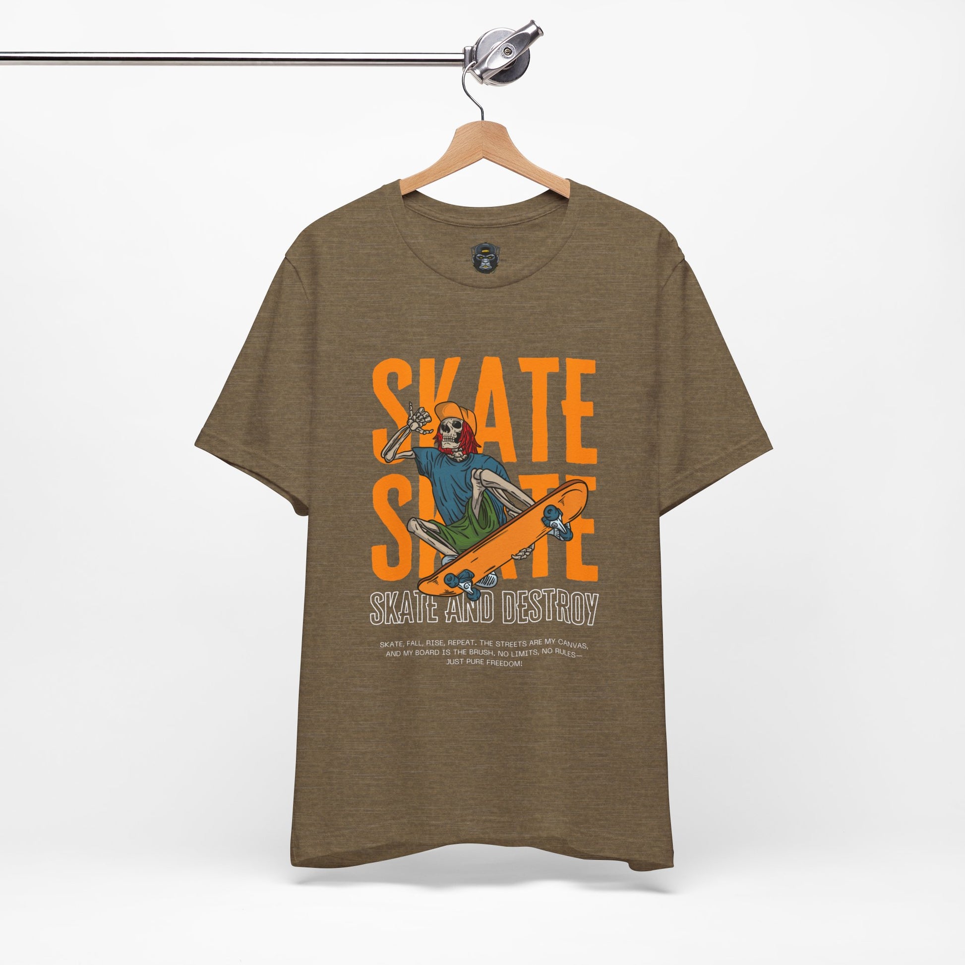 Skate and Destroy Jersey Tee - Perfect for Skateboarders
