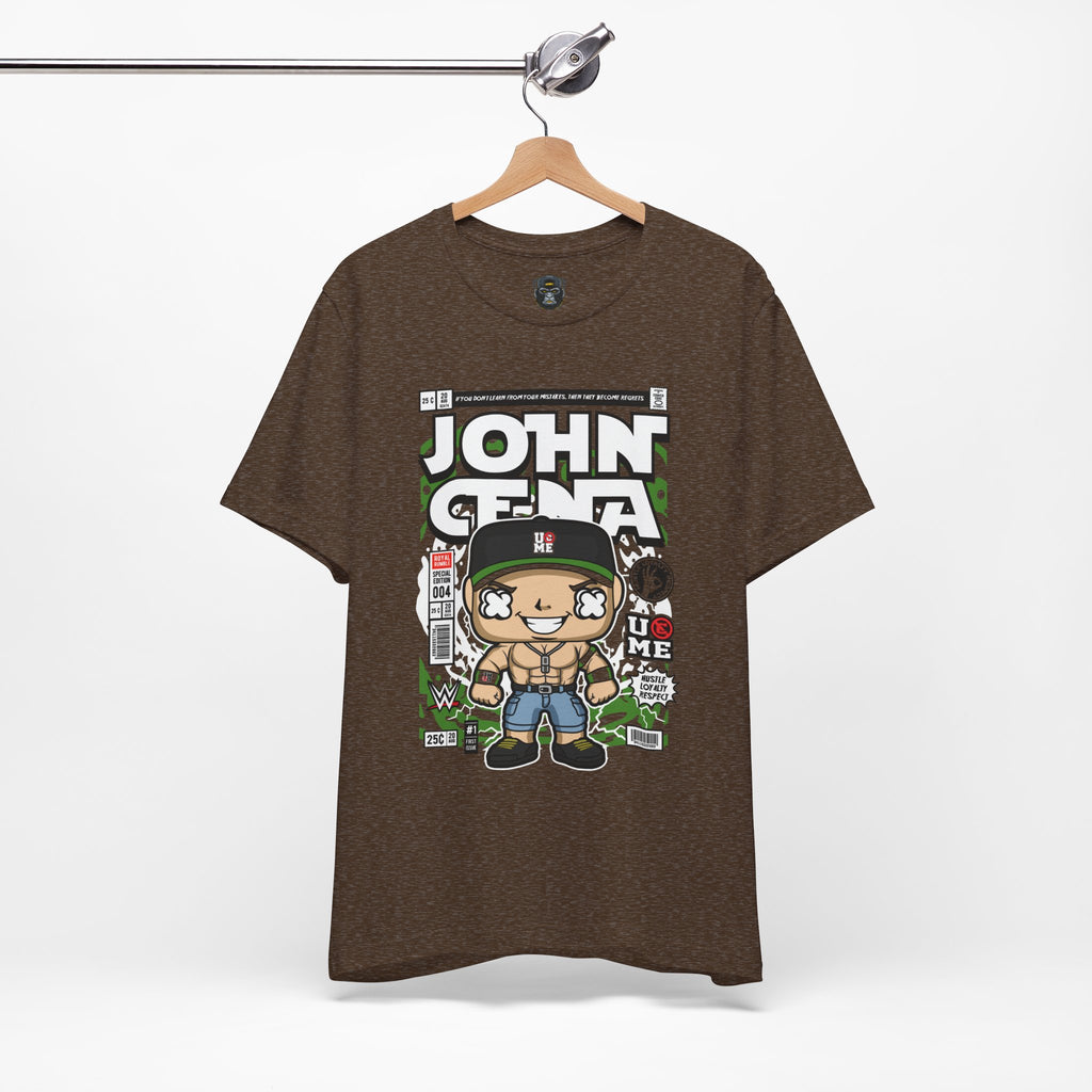 Playful John Cena Graphic Tee | Unisex Jersey Short Sleeve Shirt, Wrestling Fan Gift