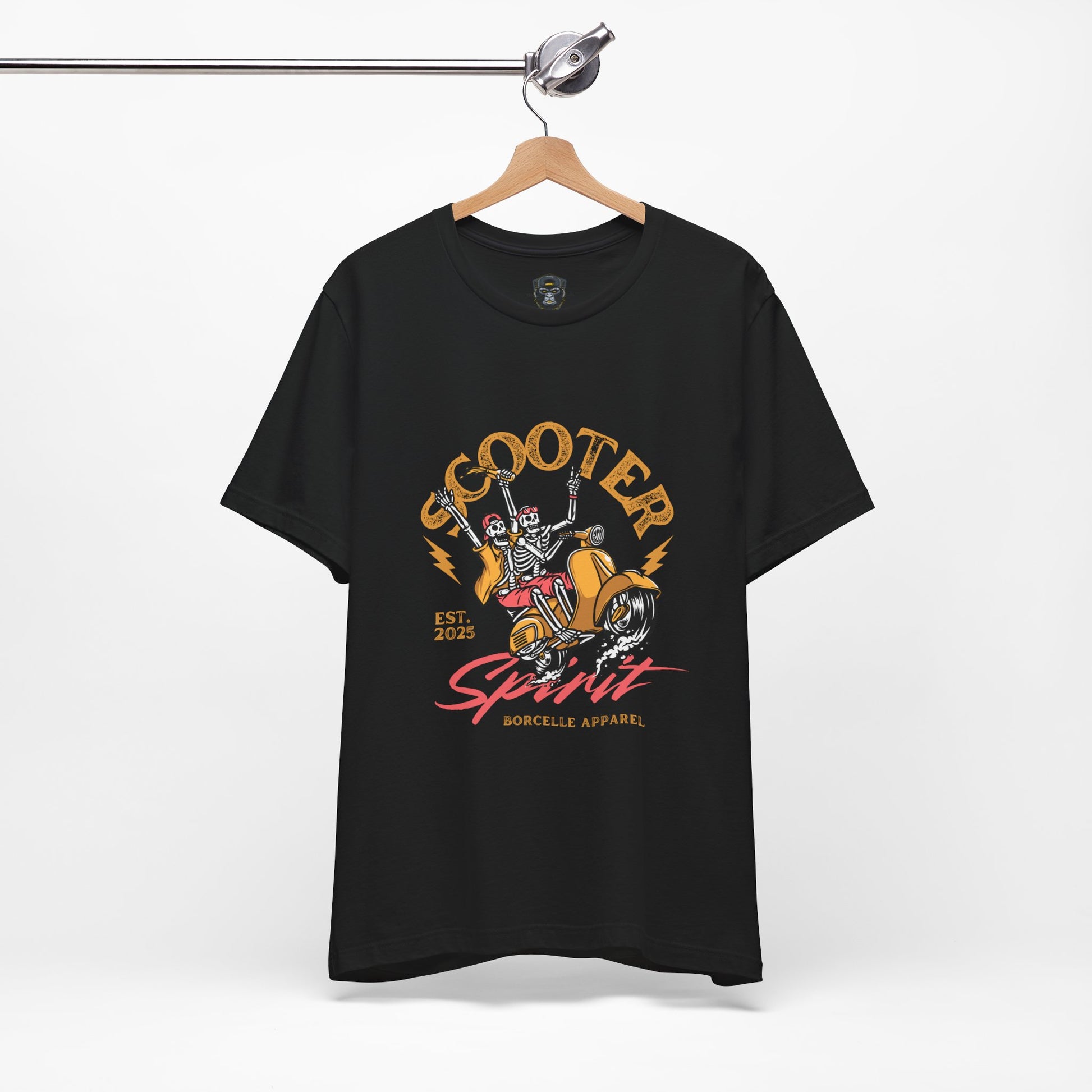 Scooter Spirit Jersey Tee, Motorcycle T-Shirt, Biker Apparel, Casual Fashion