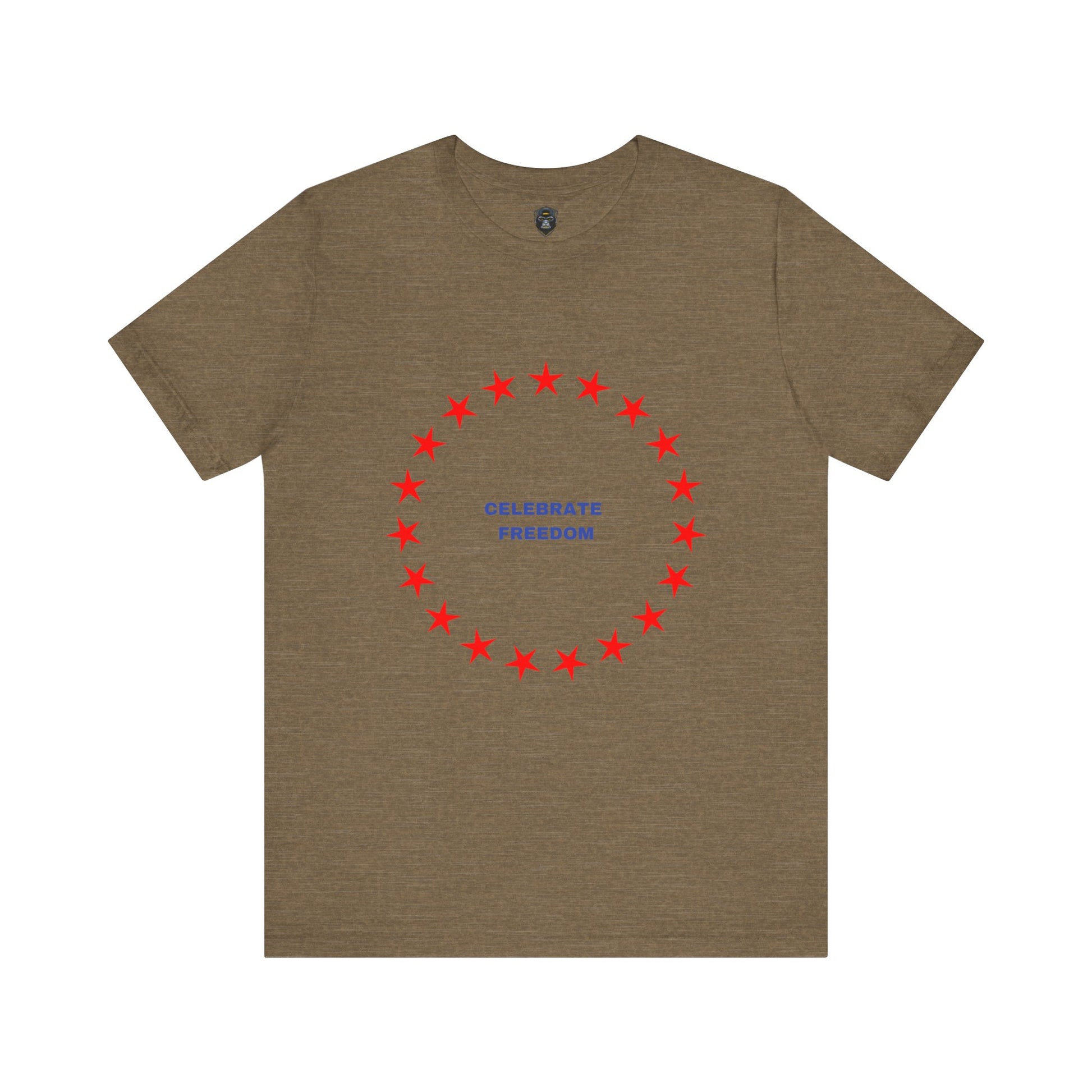 Celebrate Freedom Unisex Jersey Tee, Independence Day Shirt, Patriotic Apparel
