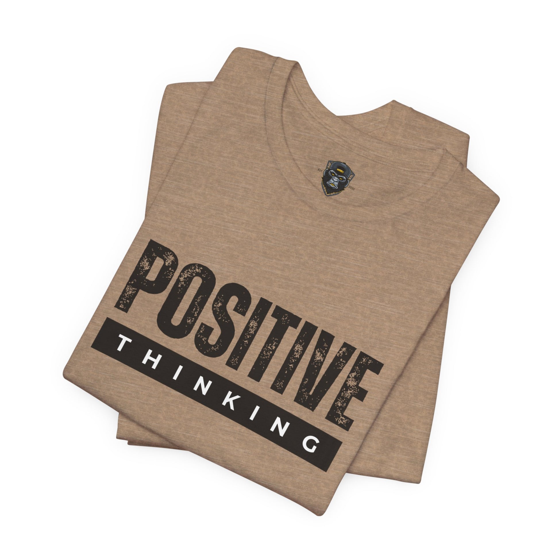 Positive Thinking Tee, Motivational Shirt, Inspirational Gift, Casual Wear