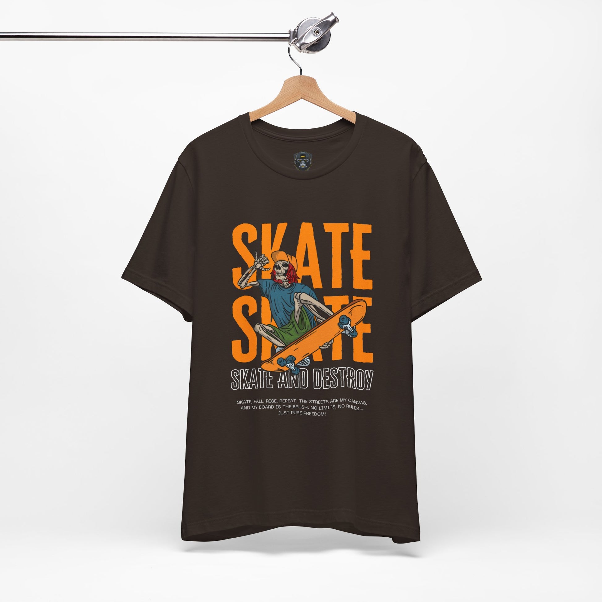 Skate and Destroy Jersey Tee - Perfect for Skateboarders