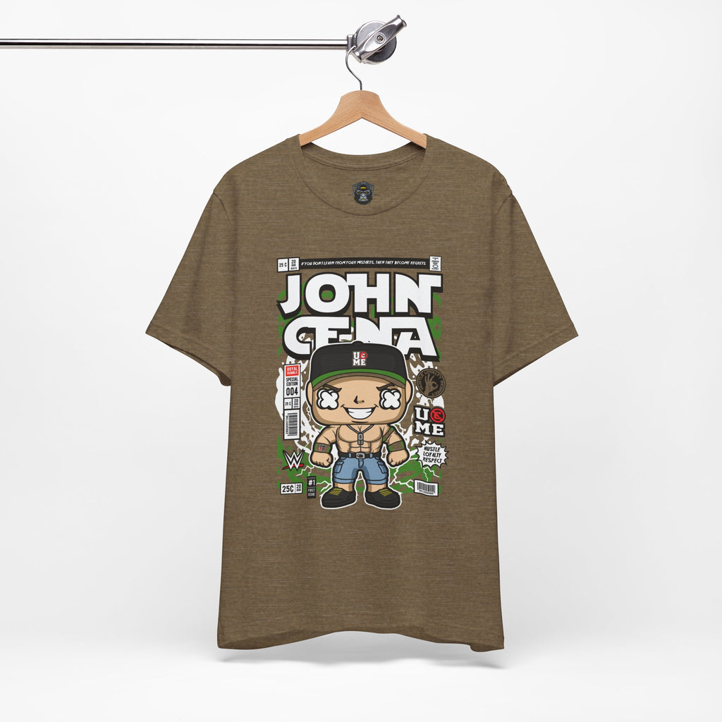 Playful John Cena Graphic Tee | Unisex Jersey Short Sleeve Shirt, Wrestling Fan Gift