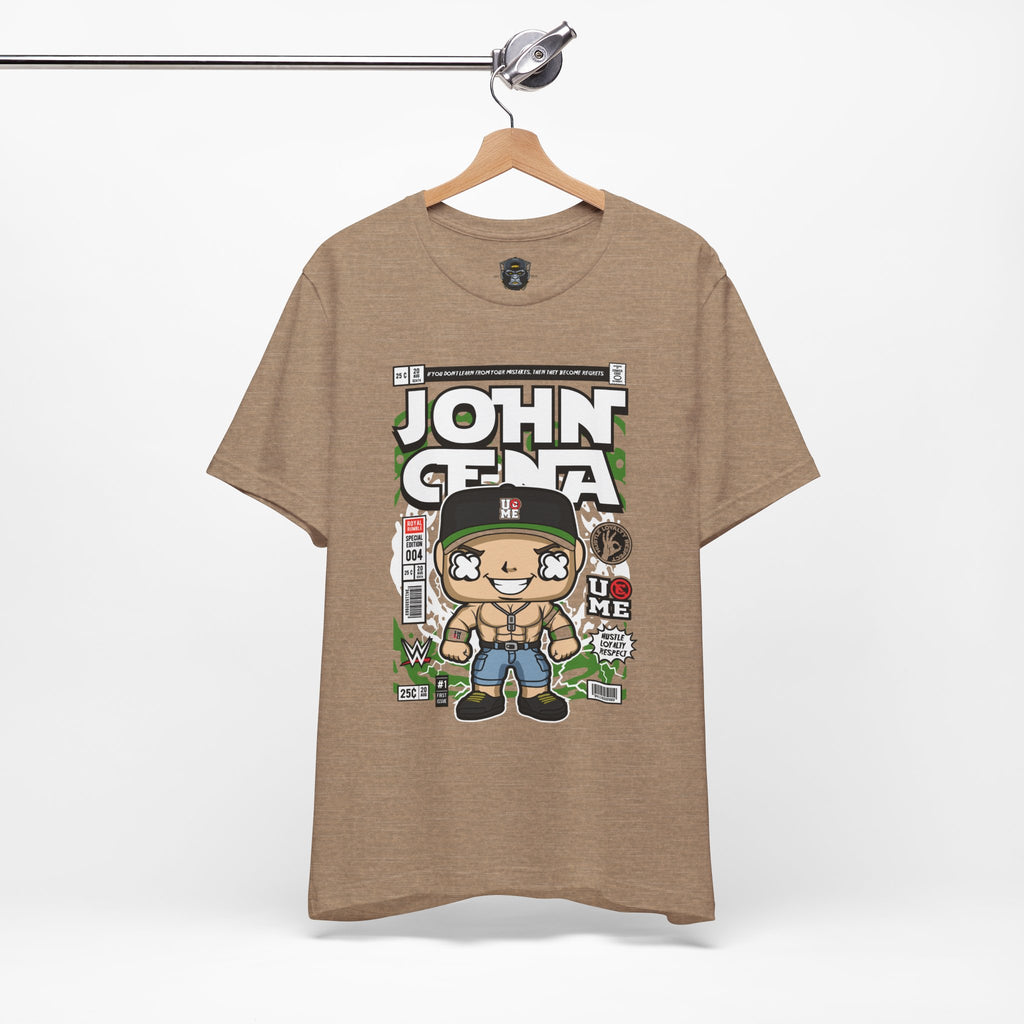 Playful John Cena Graphic Tee | Unisex Jersey Short Sleeve Shirt, Wrestling Fan Gift