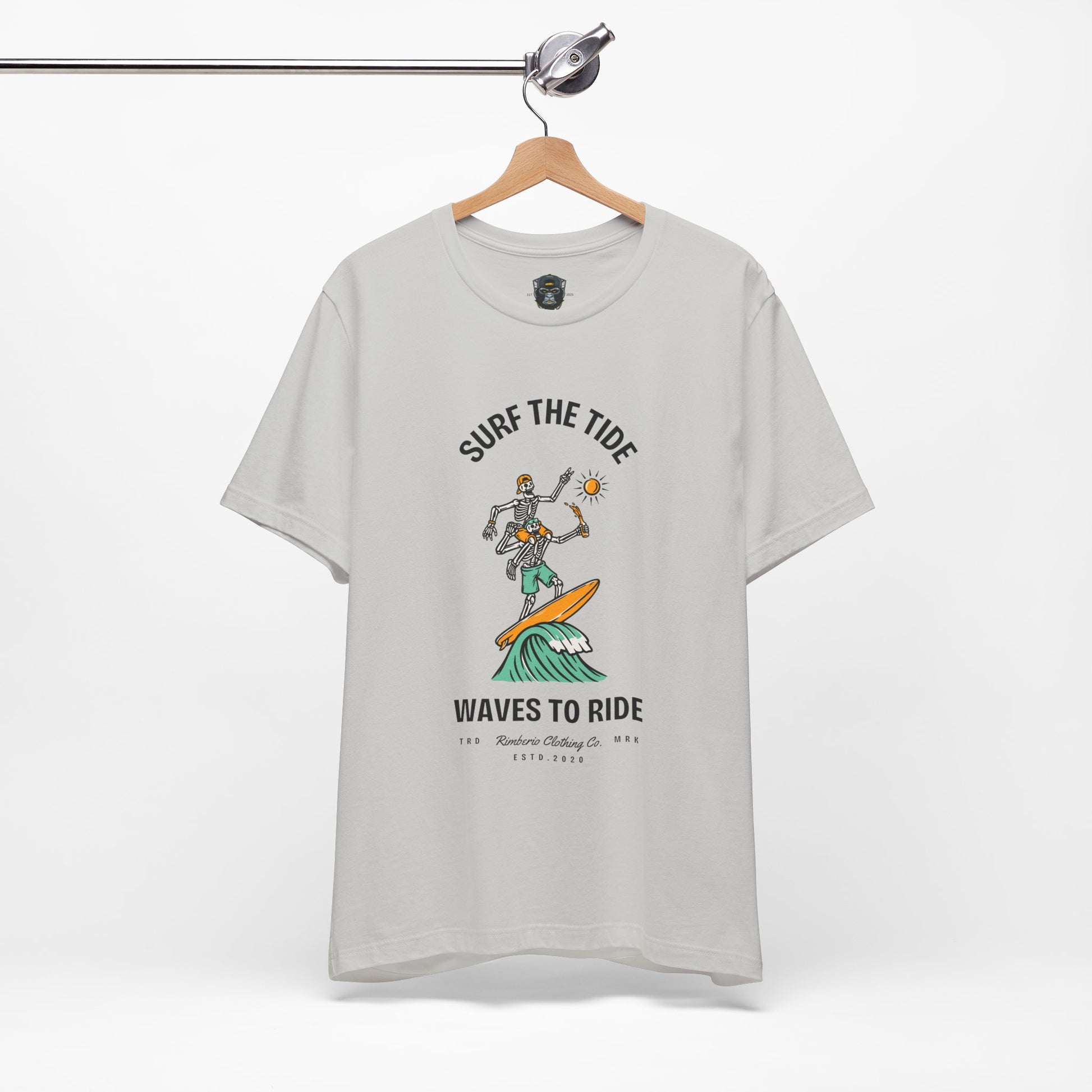 Surfing Vibes Tee - Jersey Short Sleeve Tee, Beach Lovers Gift, Summer Fashion