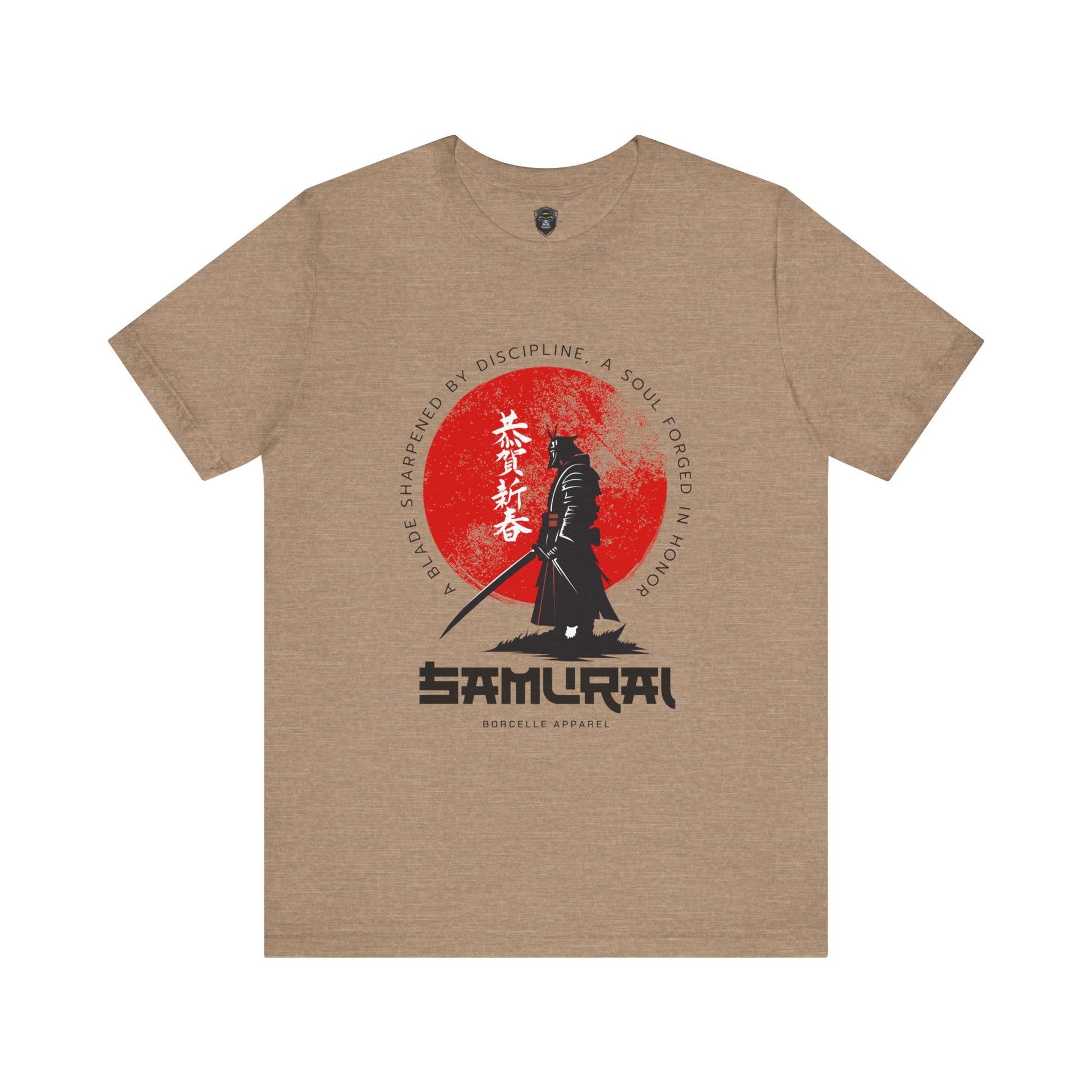 Samurai Spirit Tee | Japanese Warrior Graphic Shirt, Casual Wear