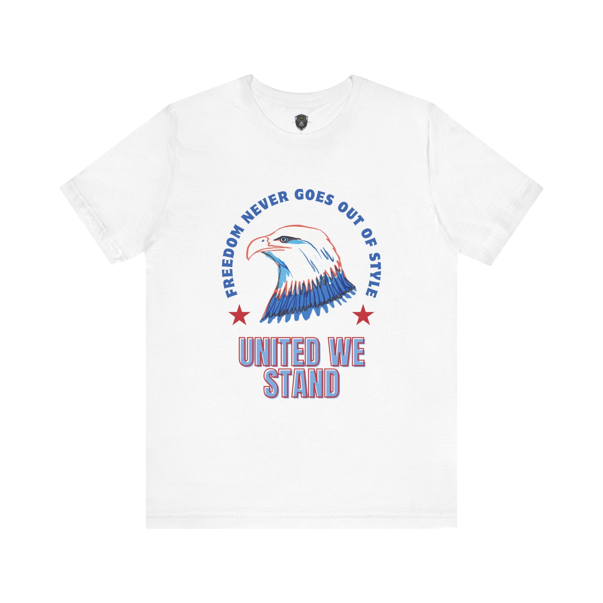 Patriotic Eagle Tee, Freedom Never Goes Out of Style Shirt, USA Pride Apparel, 4th of July Gift