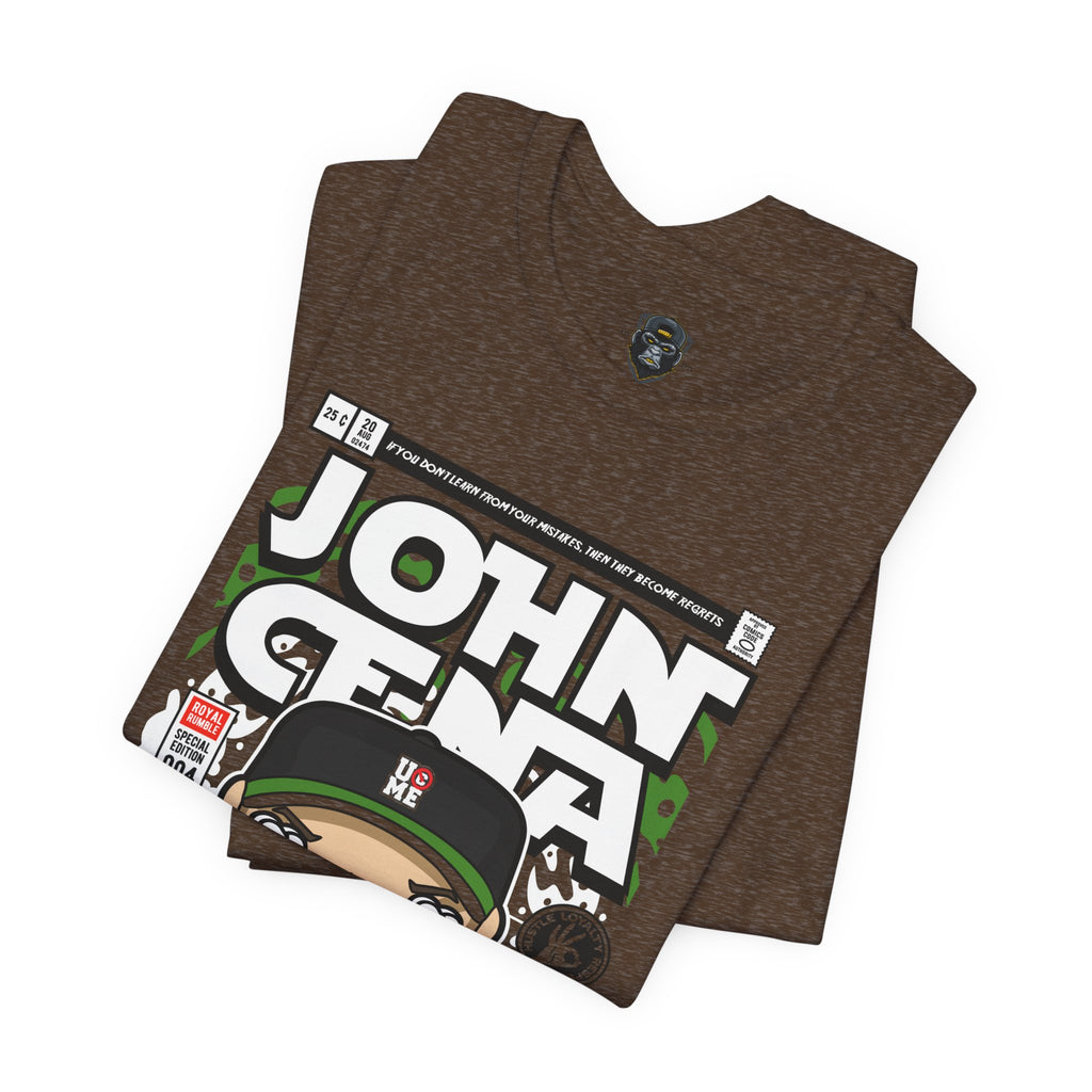 Playful John Cena Graphic Tee | Unisex Jersey Short Sleeve Shirt, Wrestling Fan Gift