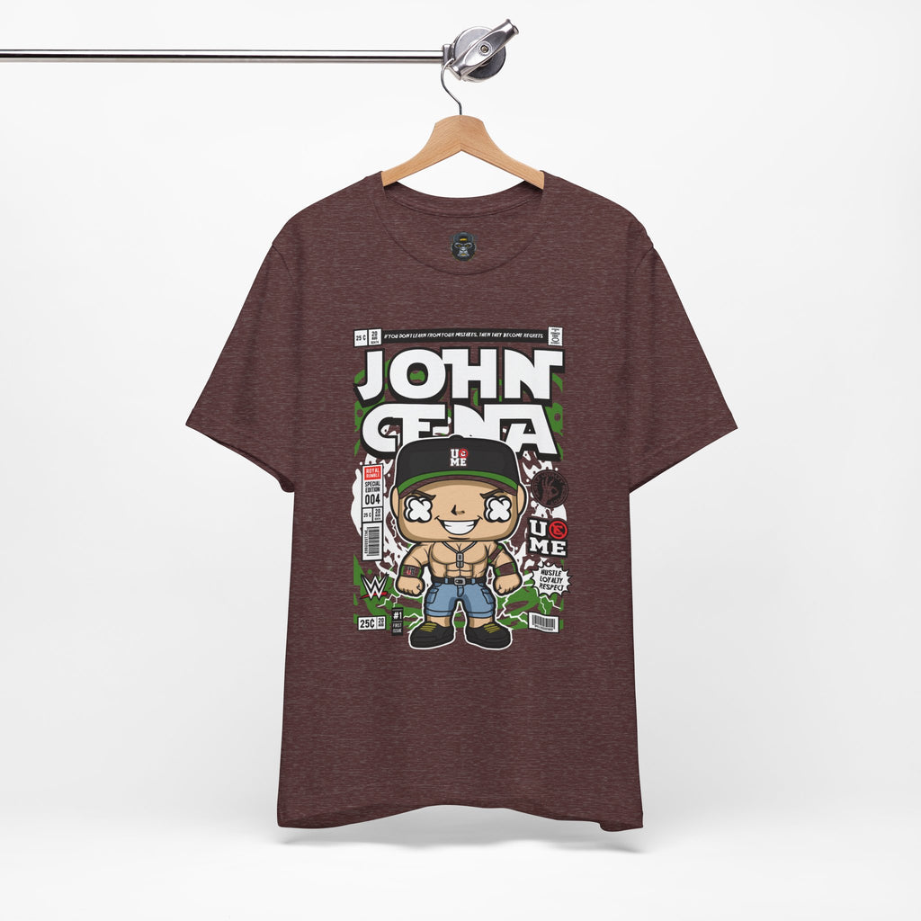Playful John Cena Graphic Tee | Unisex Jersey Short Sleeve Shirt, Wrestling Fan Gift