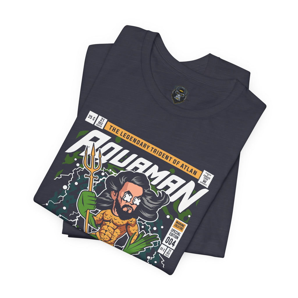 Heroic Aquaman Comic Tee, Unisex T-Shirt for Superhero Fans, Gift for Comic Book Lovers