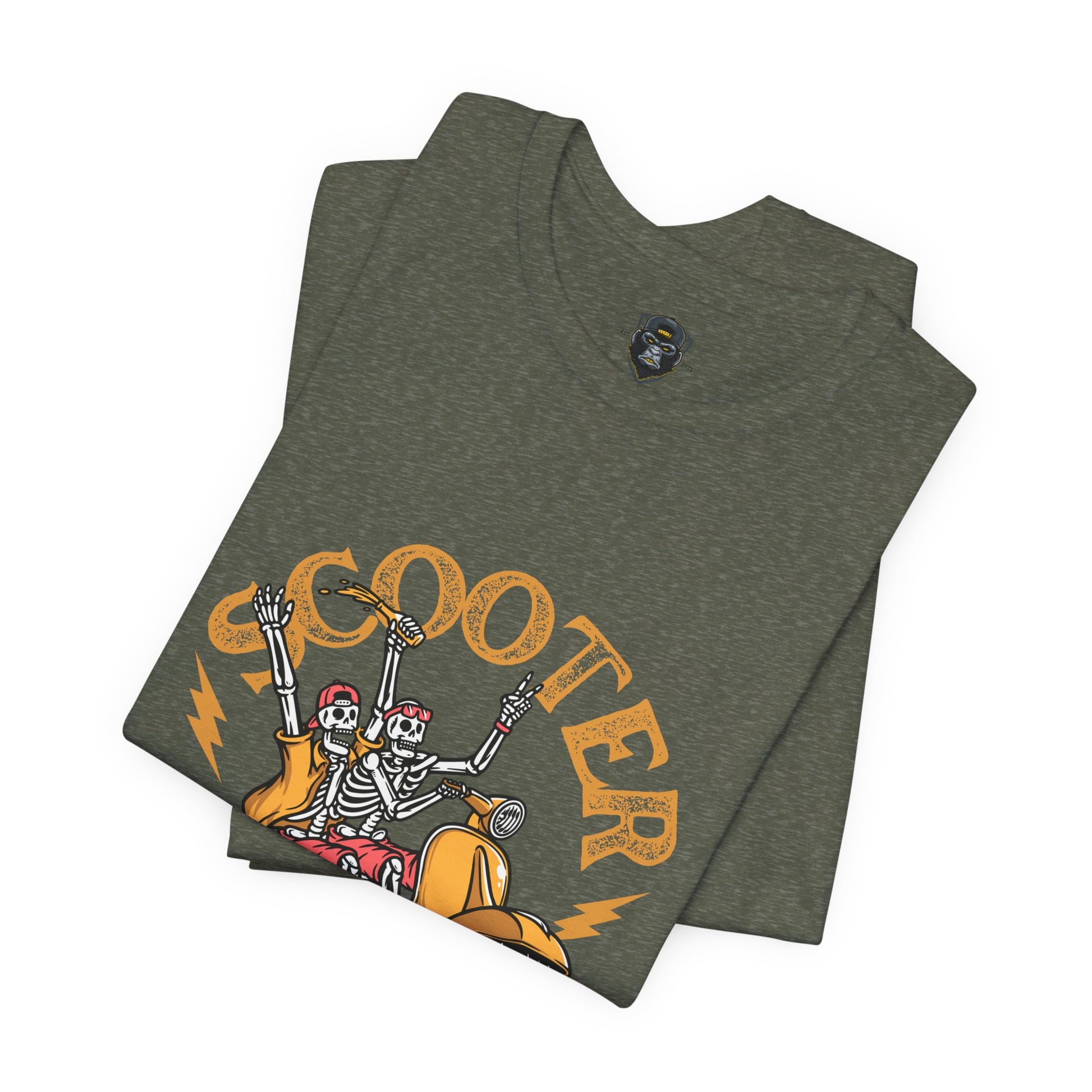 Scooter Spirit Jersey Tee, Motorcycle T-Shirt, Biker Apparel, Casual Fashion