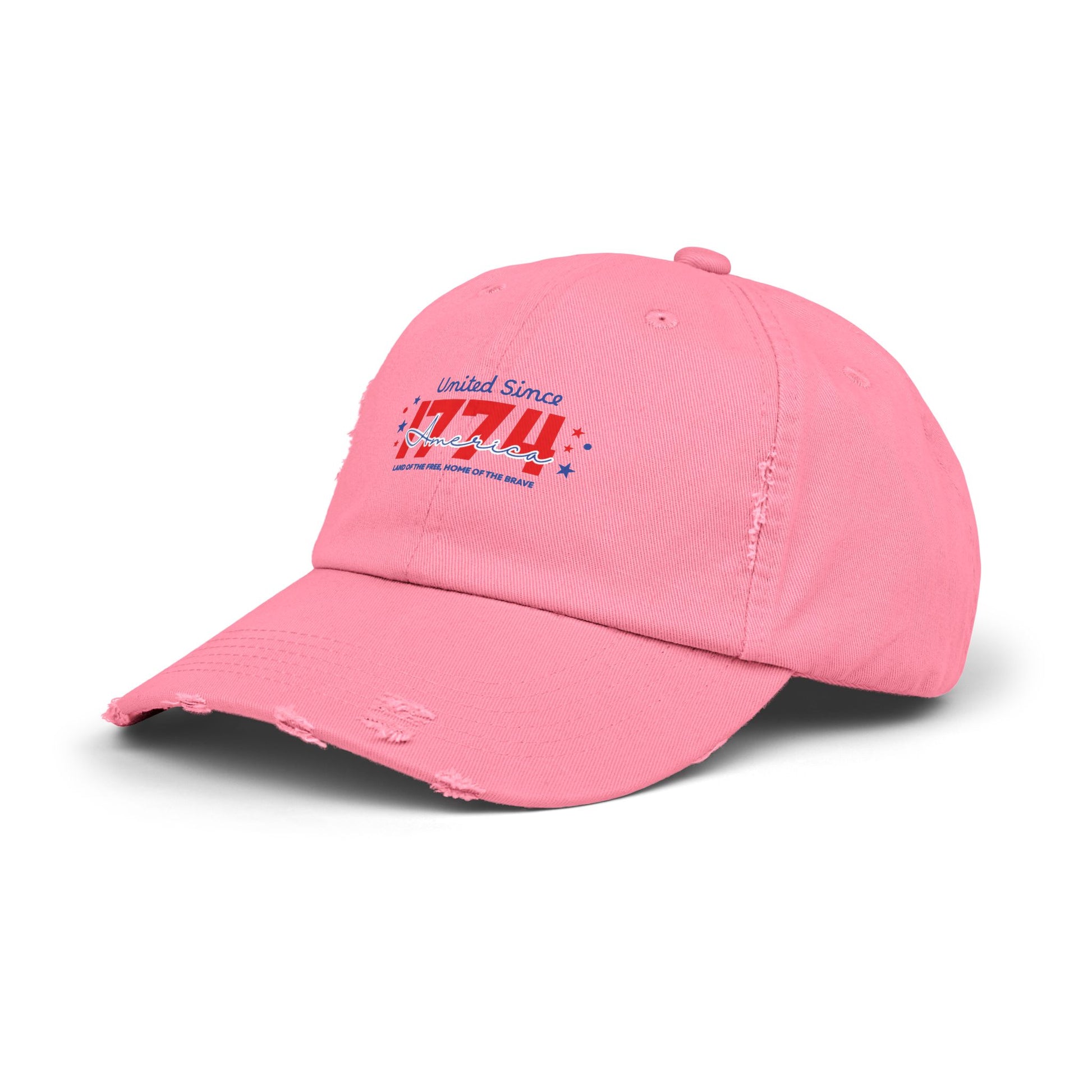 Unisex Distressed Cap - Vintage Style Adjustable Hat, Casual Fashion Accessory