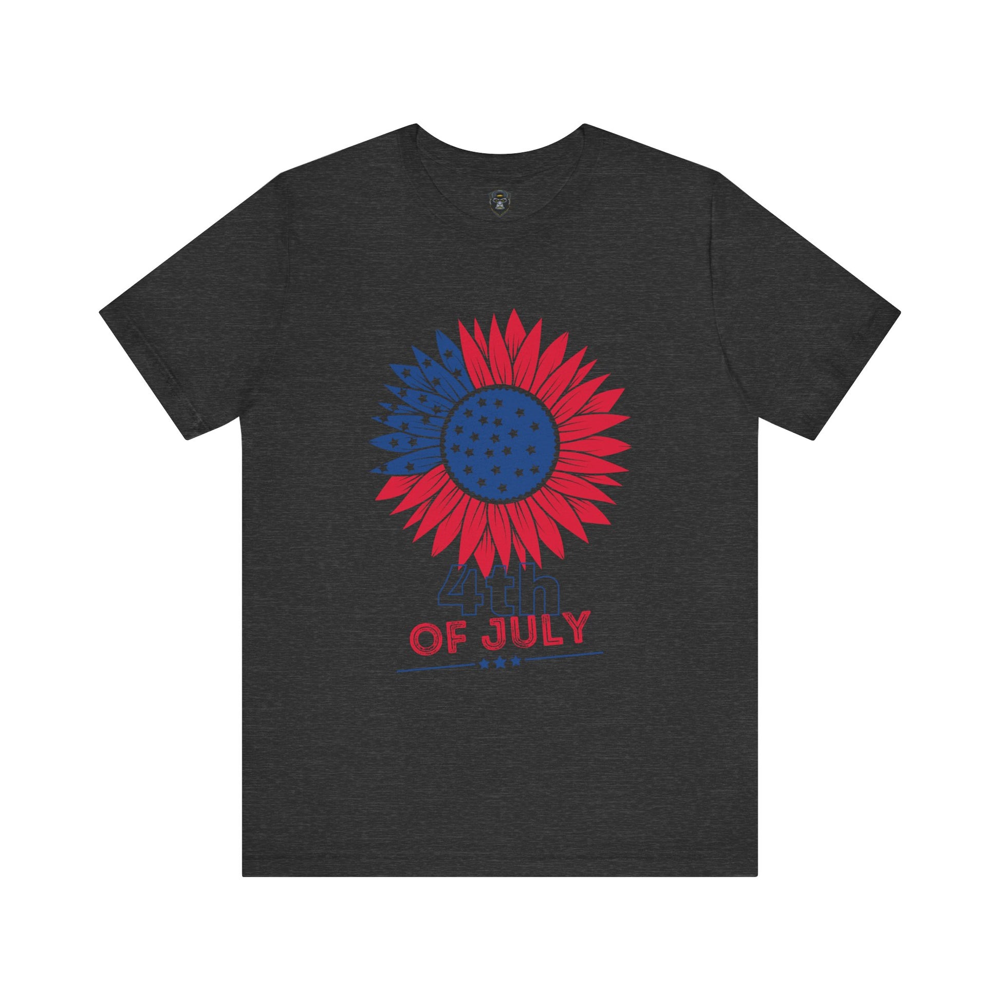 Patriotic Floral Tee, 4th of July T-Shirt, Unisex Graphic Shirt, Summer Festival Wear