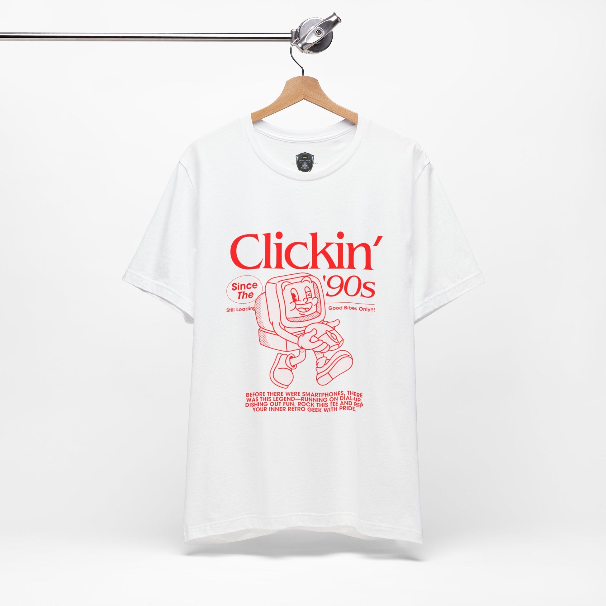 Retro 90s Inspired Tee, Vintage Graphic Shirt, Casual Wear, Gift for Tech Lovers