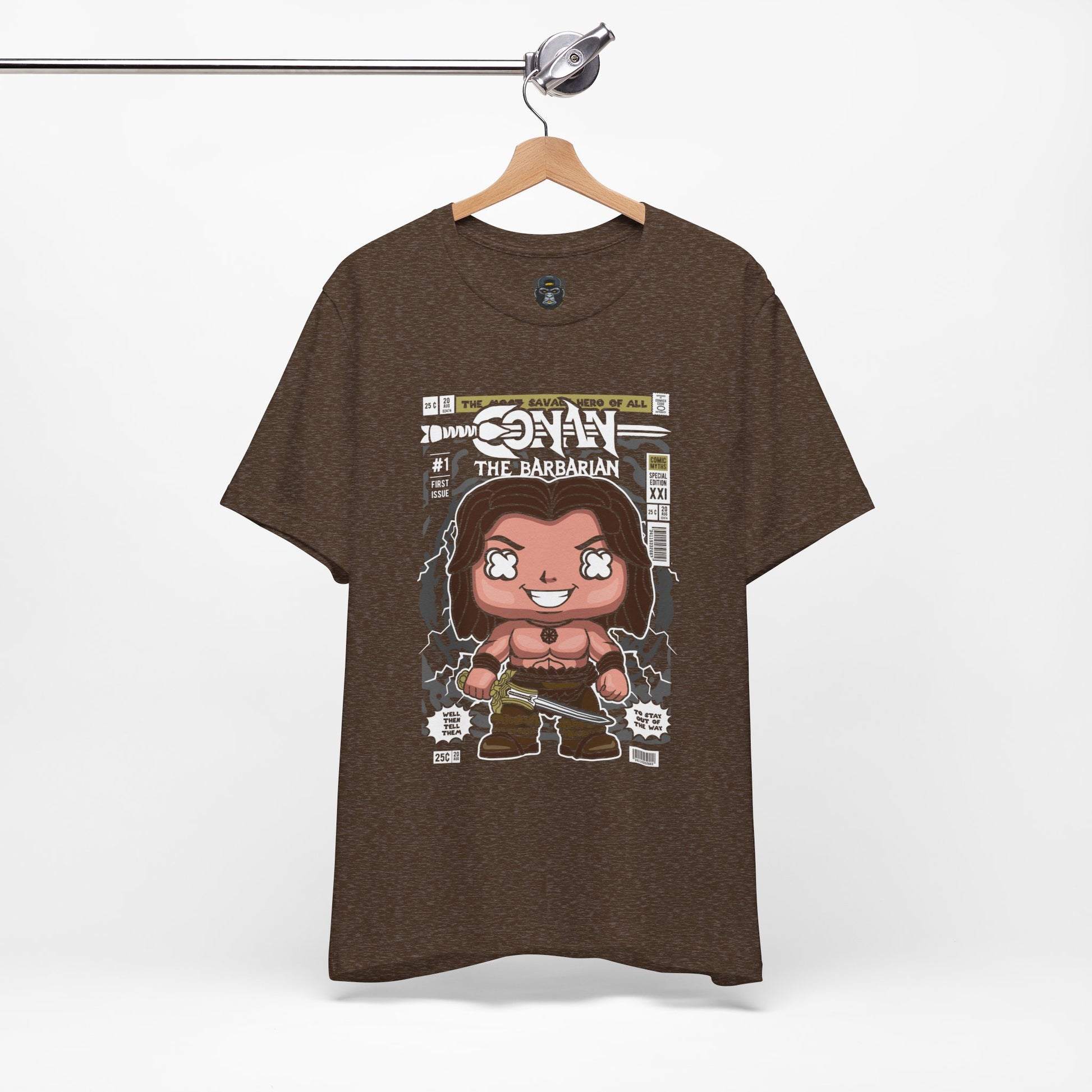 Conan the Barbarian Unisex Tee - Fun Graphic Shirt, Retro Style Apparel, Ideal Gifts for Fans
