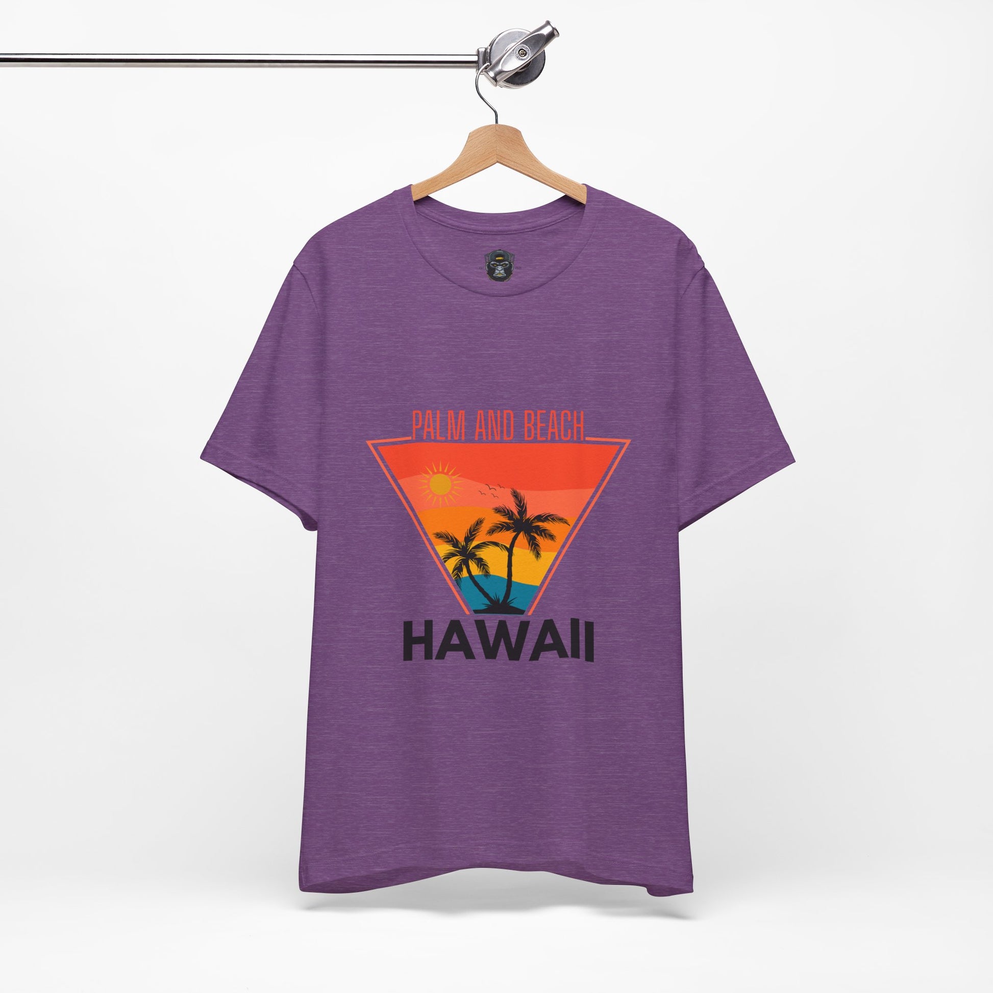 Retro Hawaii Beach Tee, Shirt for Vacation, Tropical Summer Wear, Gift for Beach Lovers