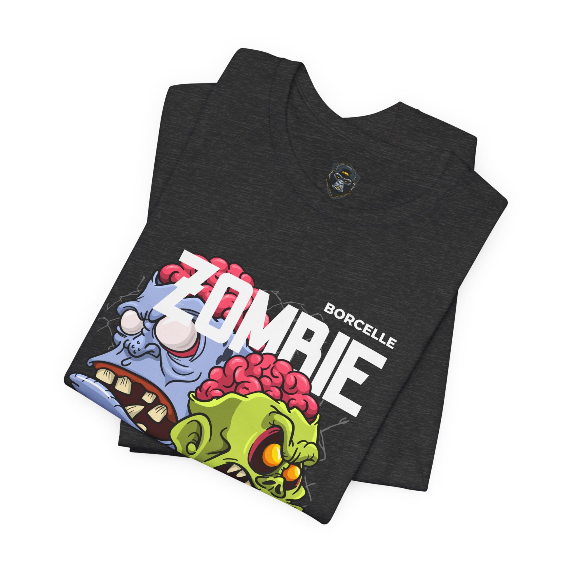 Zombie Head Graphic Tee, T-Shirt for Horror Fans, Fun Gift for Halloween