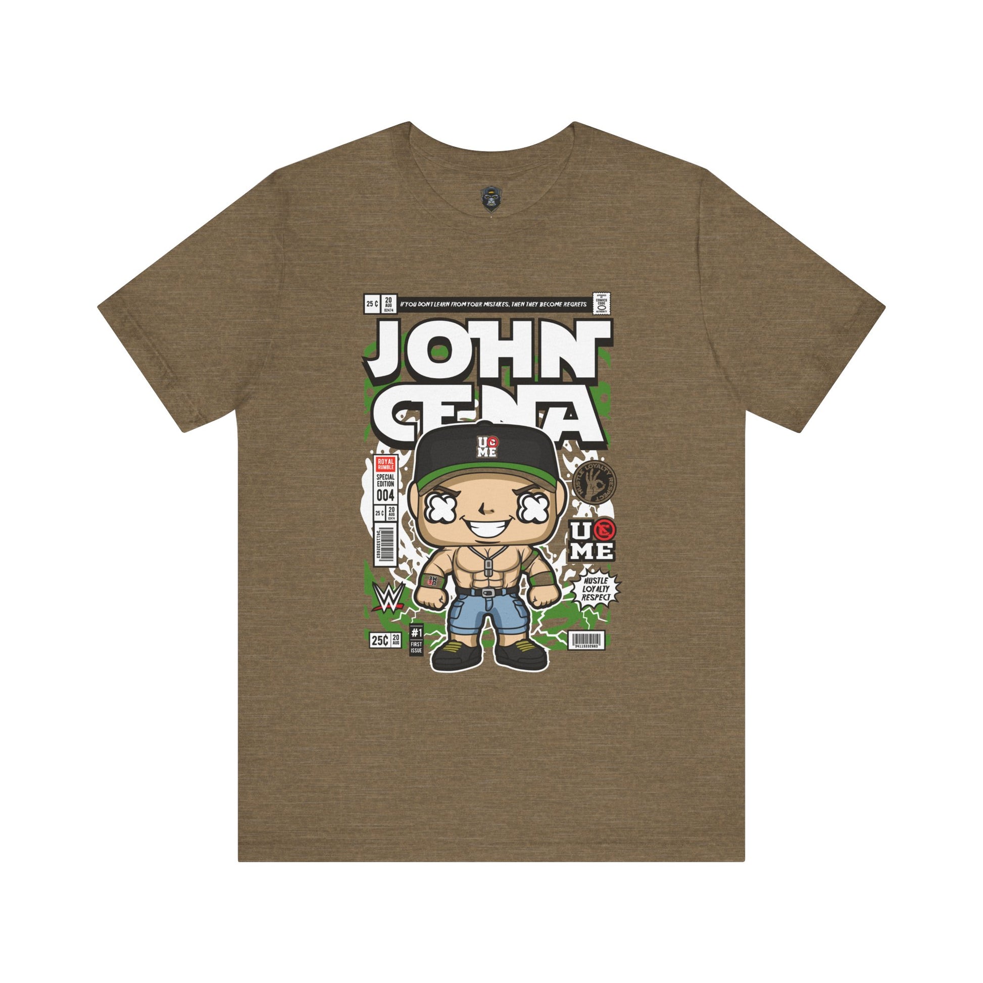Playful John Cena Graphic Tee | Unisex Jersey Short Sleeve Shirt, Wrestling Fan Gift