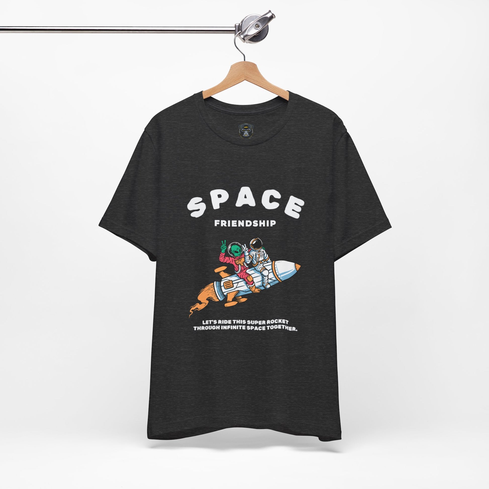 Cosmic Friendship Tee - Space Adventure T-Shirt, Graphic Shirt, Funny Gift for Friends