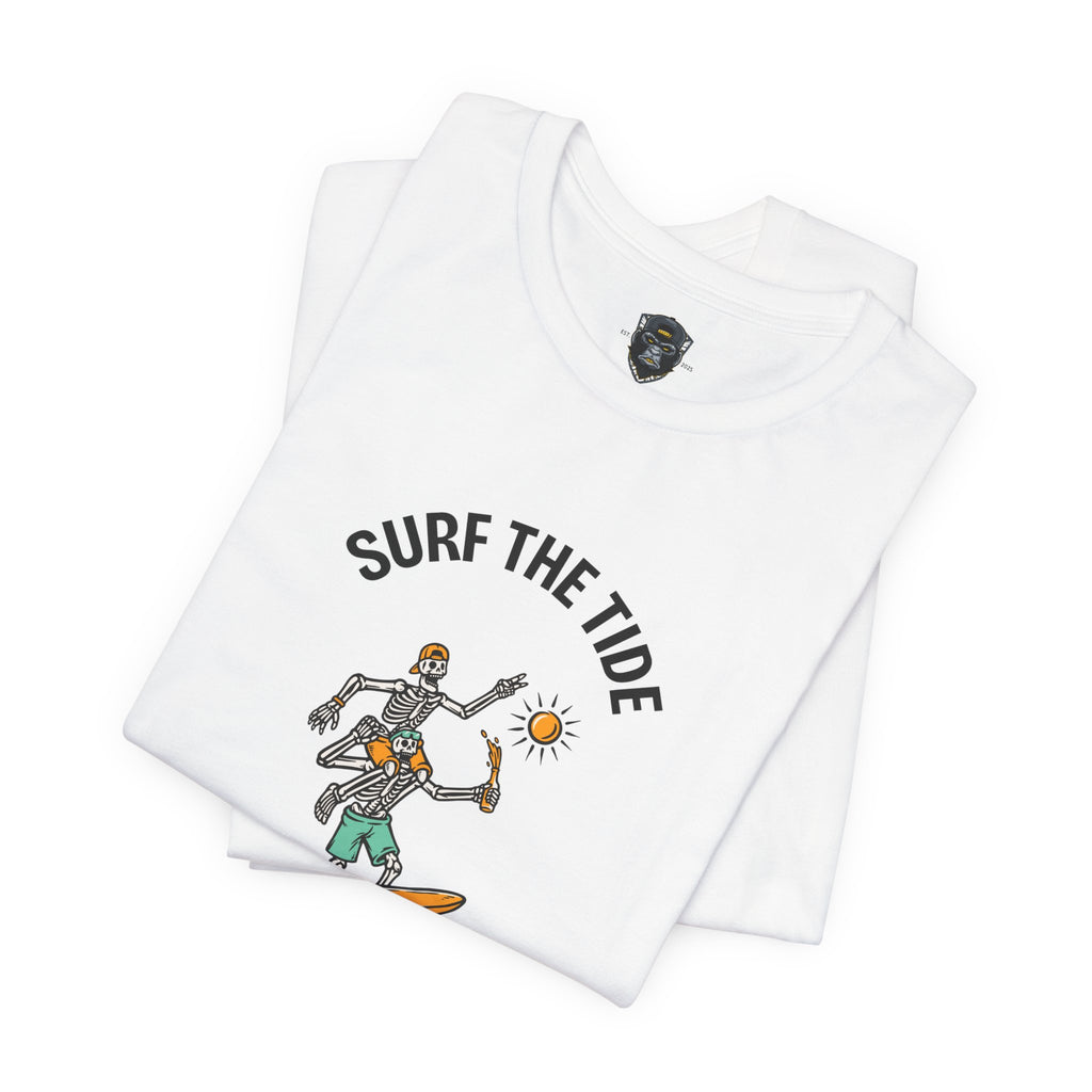 Surfing Vibes Tee - Jersey Short Sleeve Tee, Beach Lovers Gift, Summer Fashion
