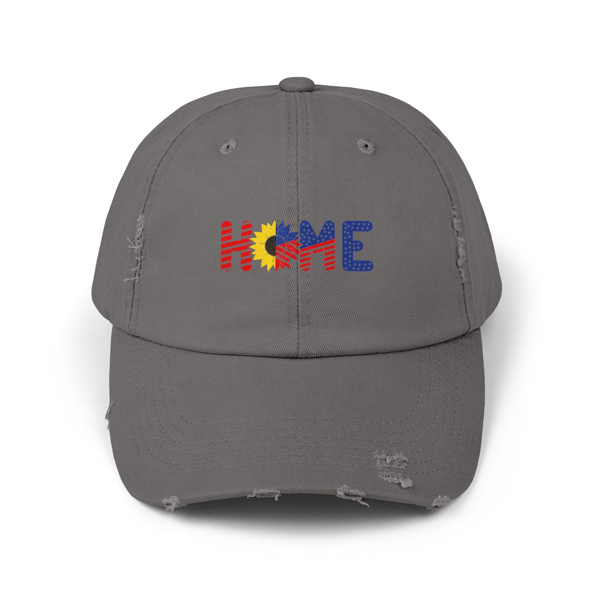 Home Distressed Cap, Trendy Unisex Hat, Casual Wear, Gift for Home Lovers