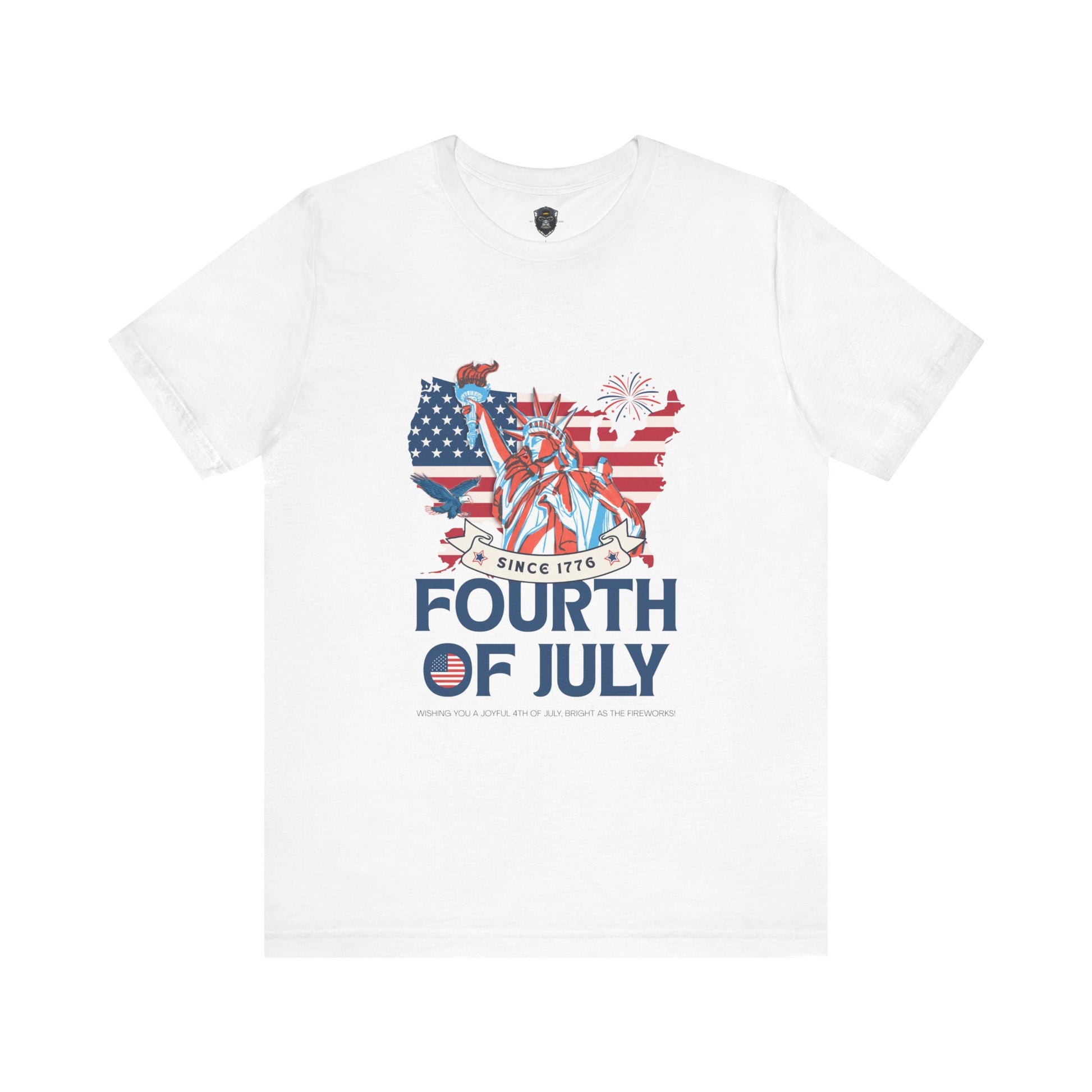 Patriotic Fourth of July Tee, USA Independence Day Shirt, Summer BBQ Outfit
