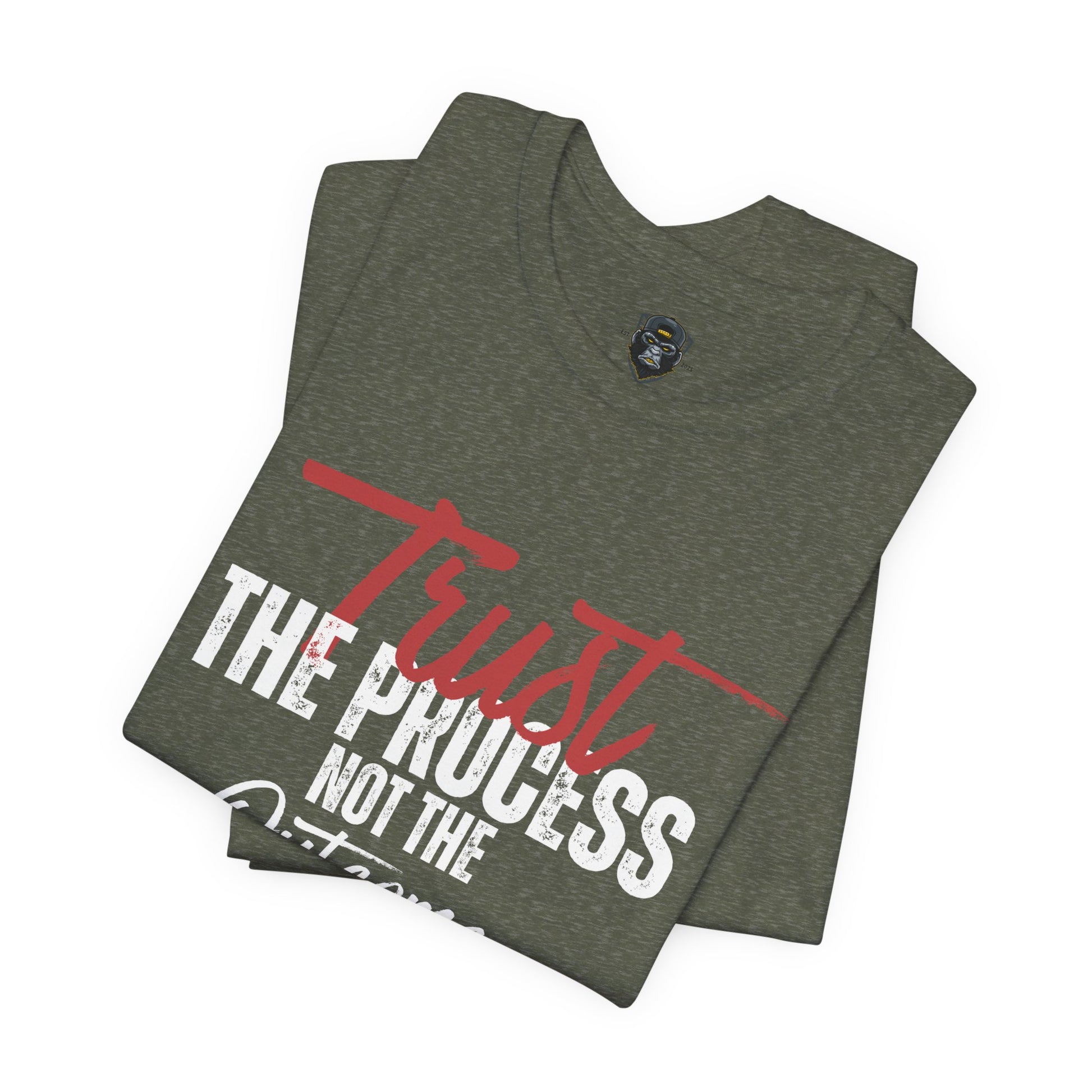 Trust the Process Tee, Motivational Graphic Tee, Casual Style Shirt