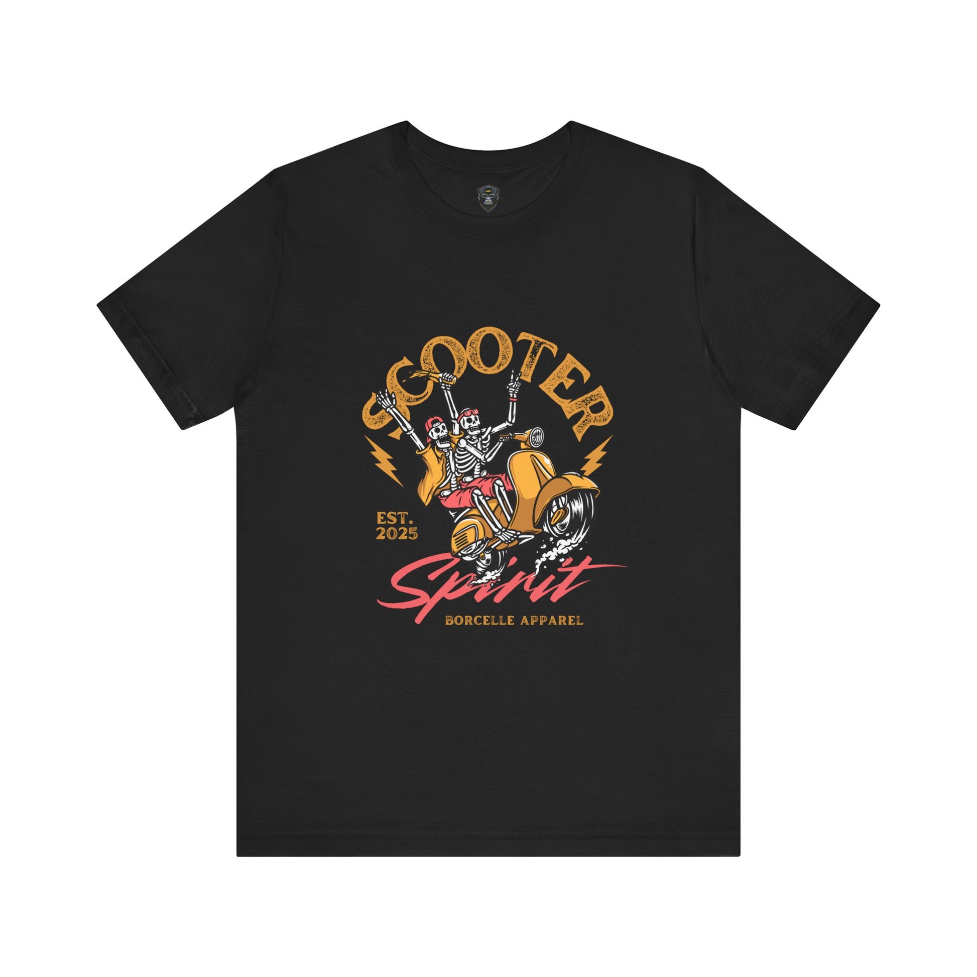 Scooter Spirit Jersey Tee, Motorcycle T-Shirt, Biker Apparel, Casual Fashion