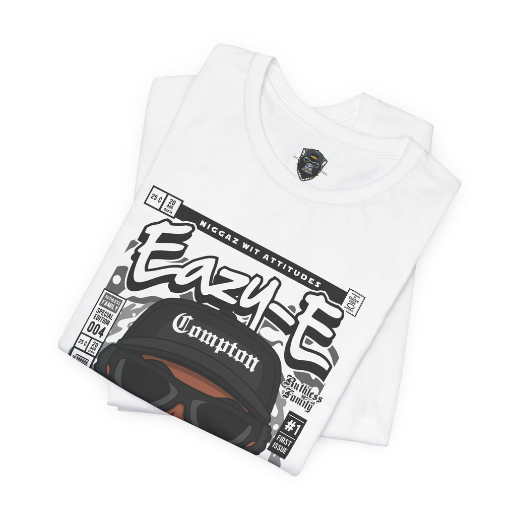 Eazy-E Pop Culture Tee - Unisex Jersey Shirt, Hip Hop Fan Gift, Vintage Music Apparel