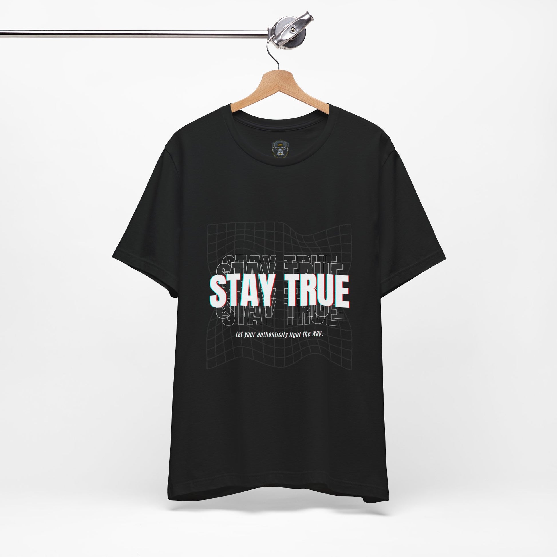 Stay True Jersey Tee, Motivational Graphic Shirt, Trendy Gift for Teens