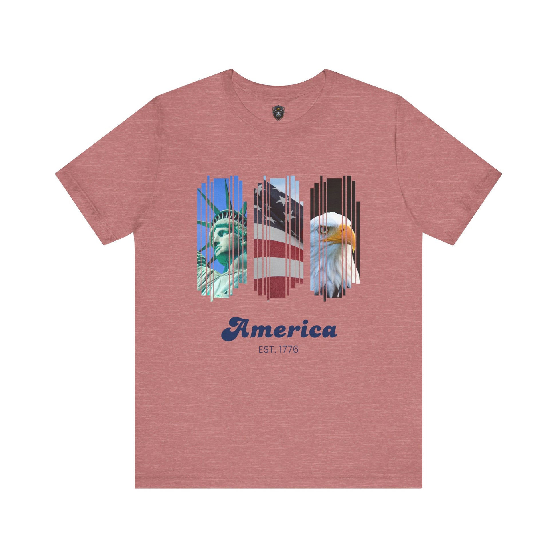 Patriotic T-Shirt, USA Pride Top, Independence Day Apparel, 4th of July Outfit