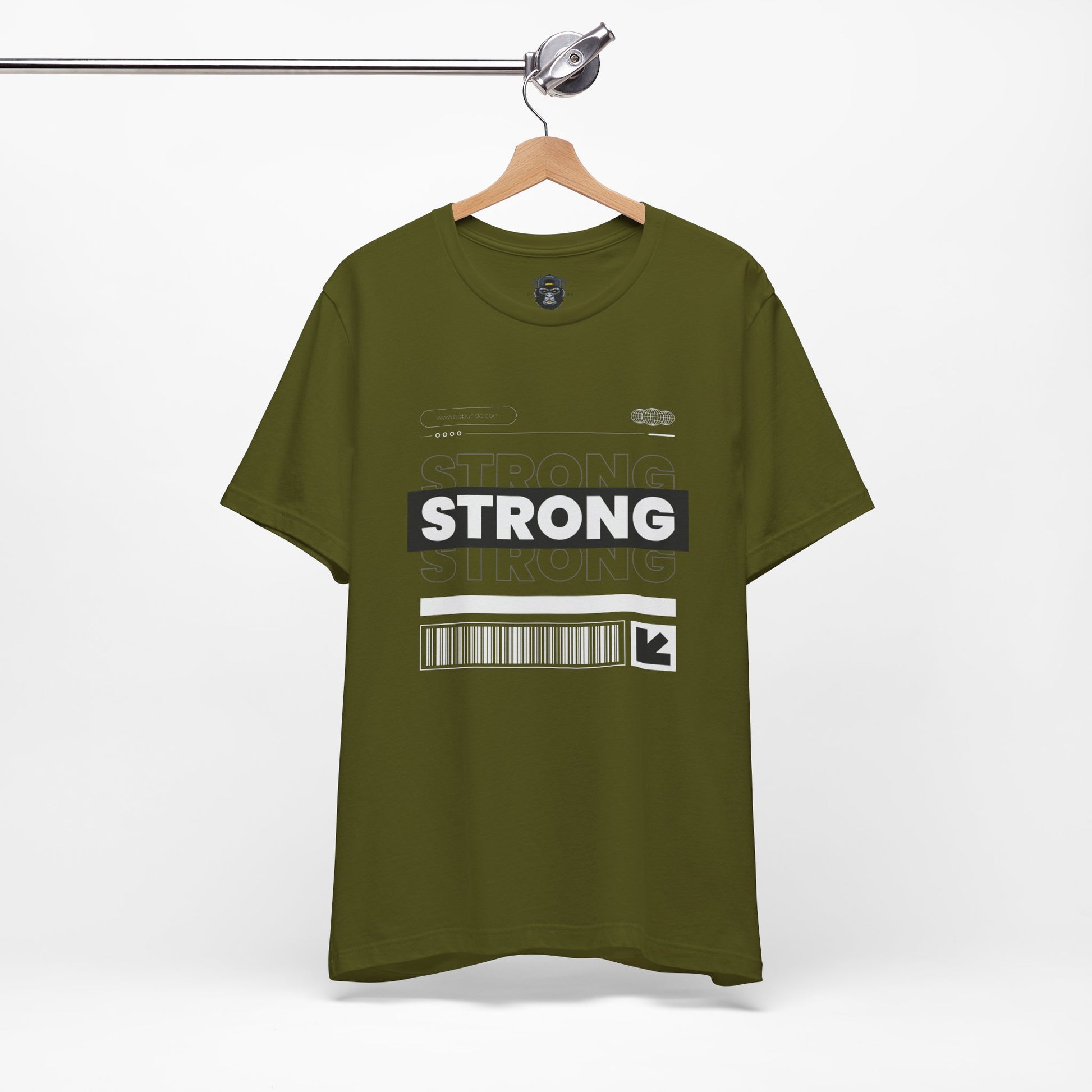 Stylish Motivational Tee for Fitness Lovers, Strong Message T-Shirt, Casual Wear