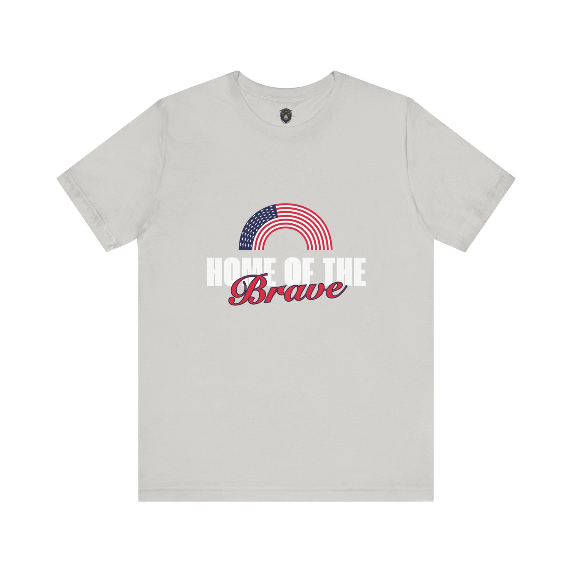 Patriotic Graphic Tee – Home of the Brave, Casual Shirt, Independence Day Gift