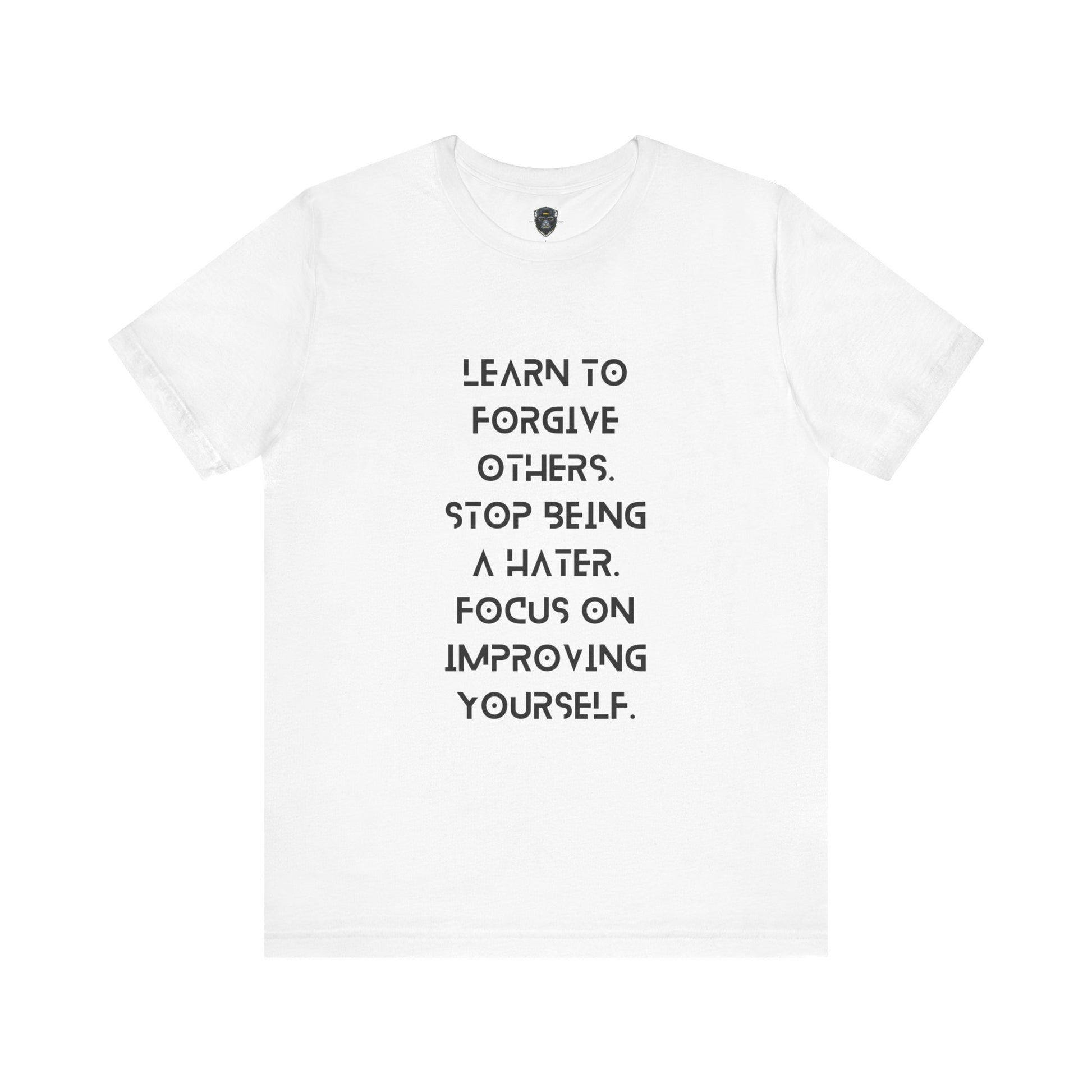 Inspirational Quote Tee - Learn to Forgive Others, Motivational Shirt for Self-Improvement
