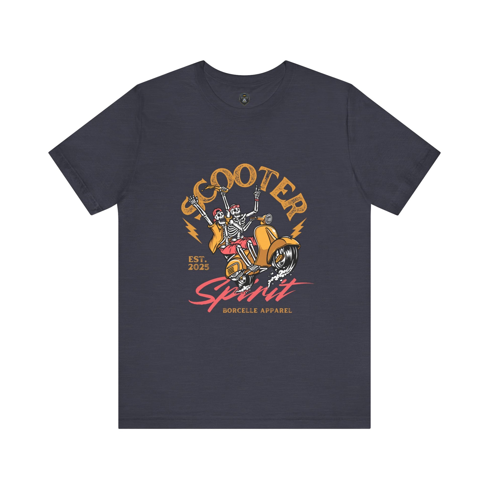 Scooter Spirit Jersey Tee, Motorcycle T-Shirt, Biker Apparel, Casual Fashion