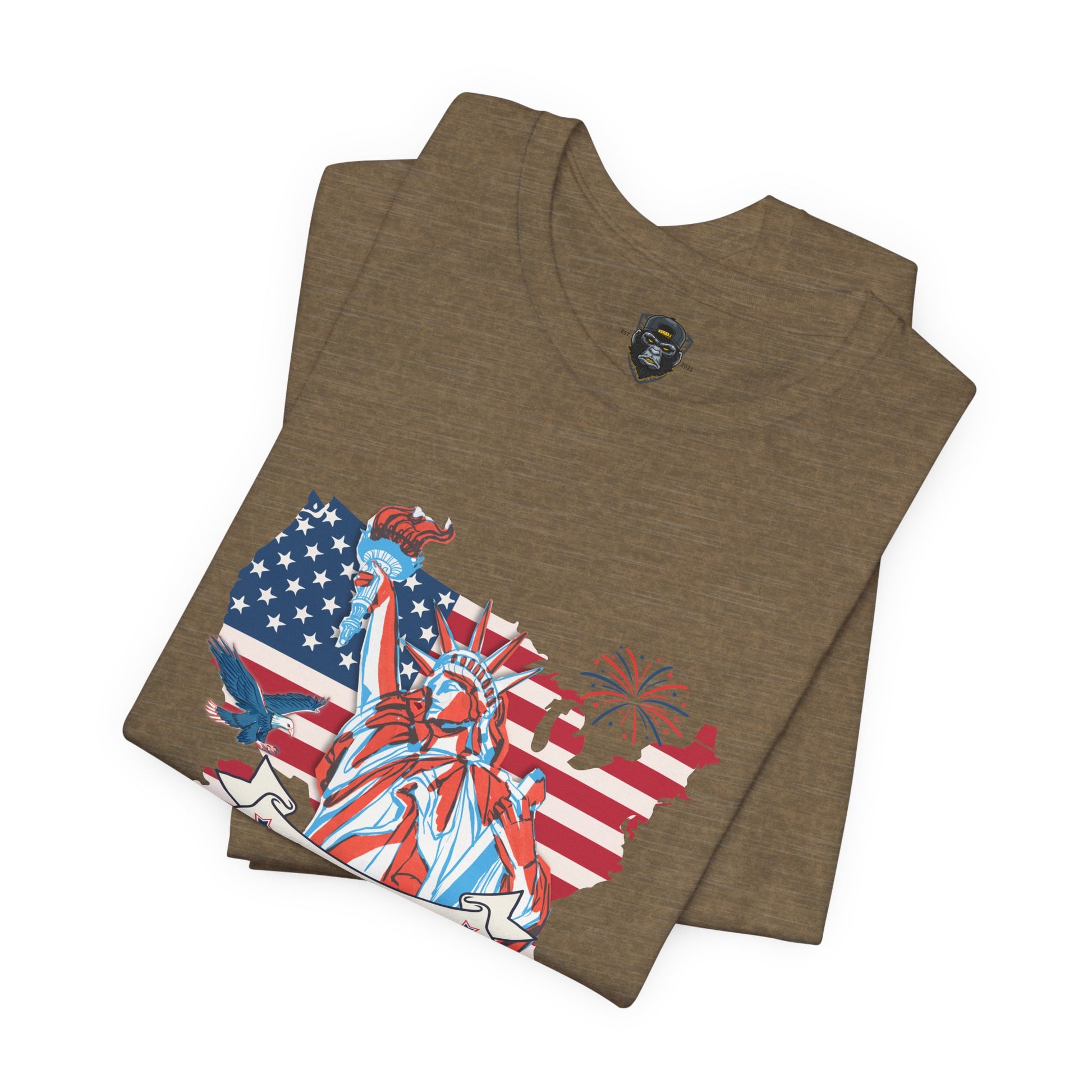 Patriotic Fourth of July Tee, USA Independence Day Shirt, Summer BBQ Outfit